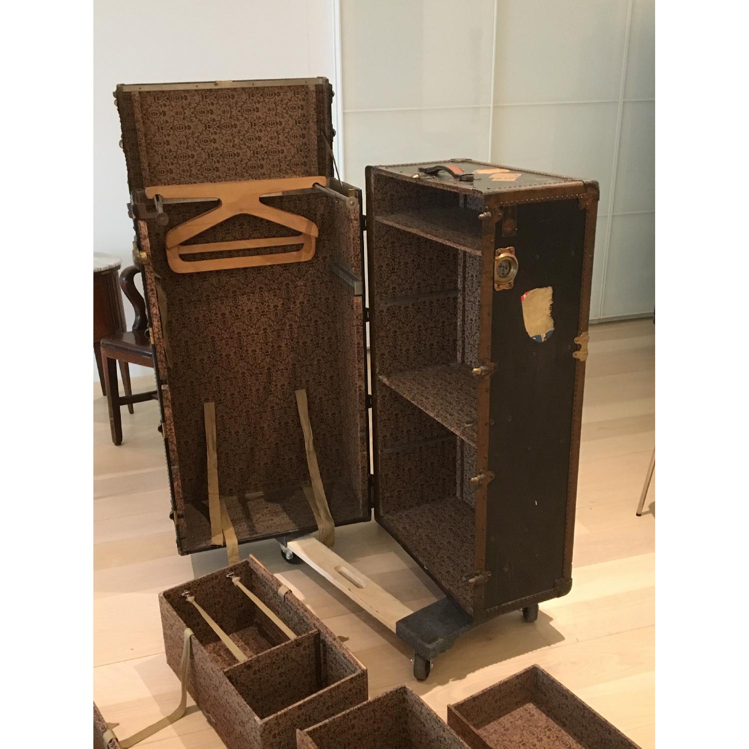 Vintage Oshkosh Steamer Trunk - image-8