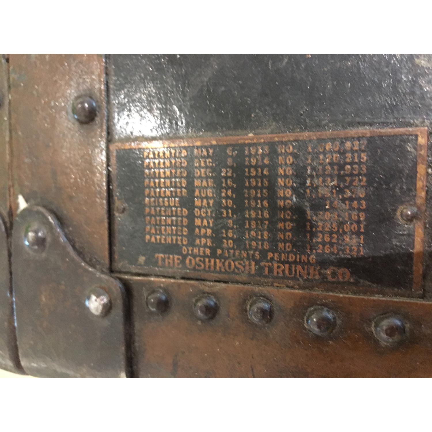 Vintage Oshkosh Steamer Trunk - image-16