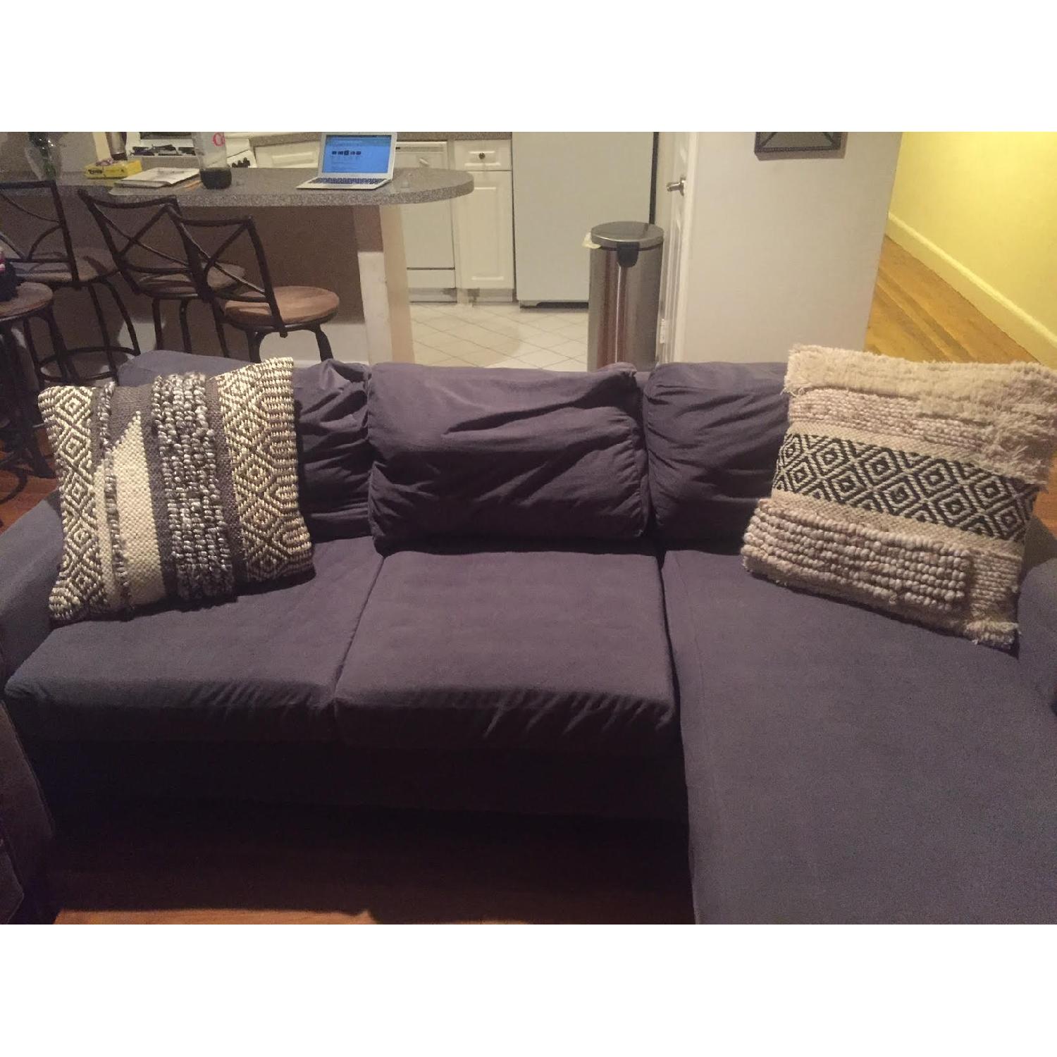 Gray L-Shape Couch - image-3