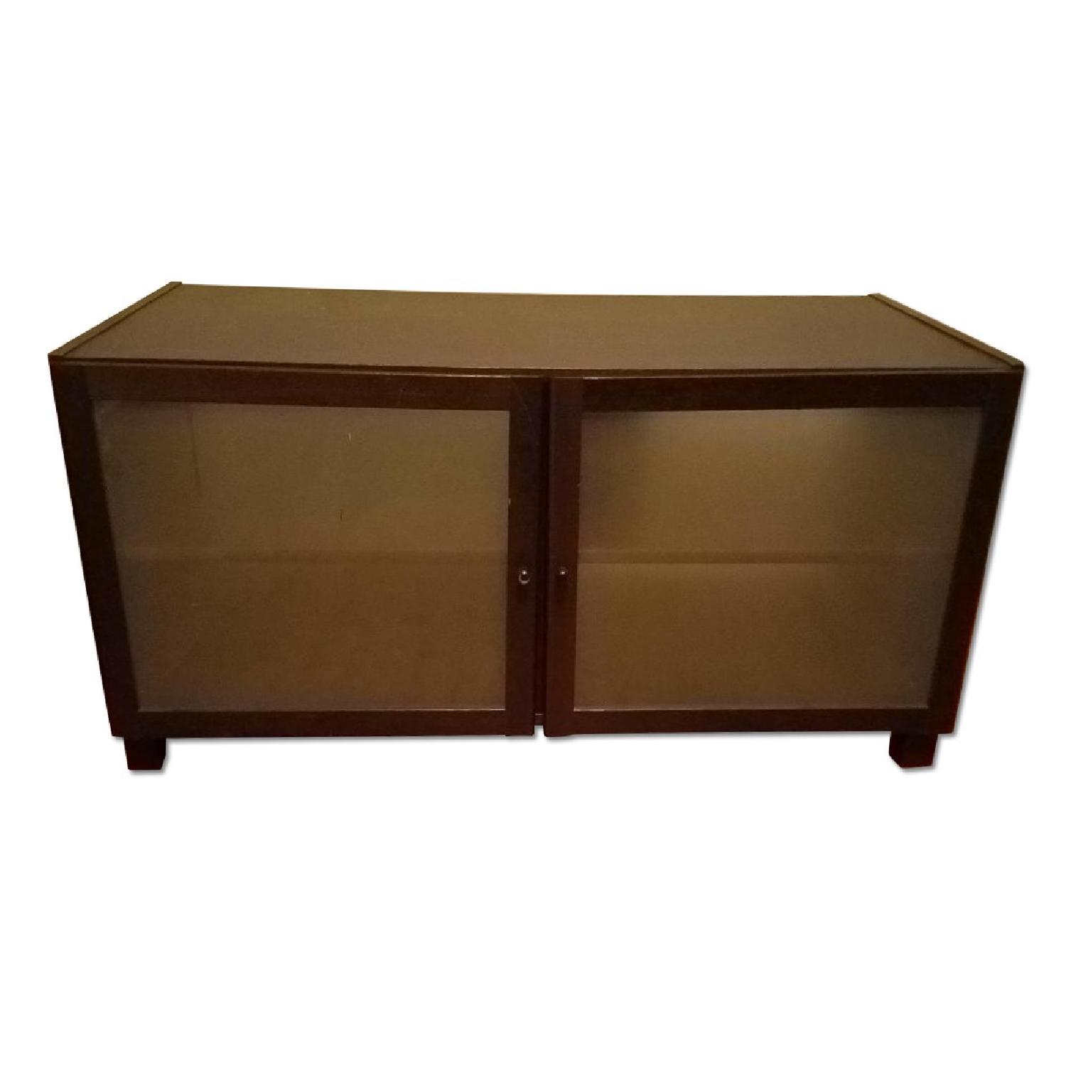 Ikea Shelf w/ Doors - image-0