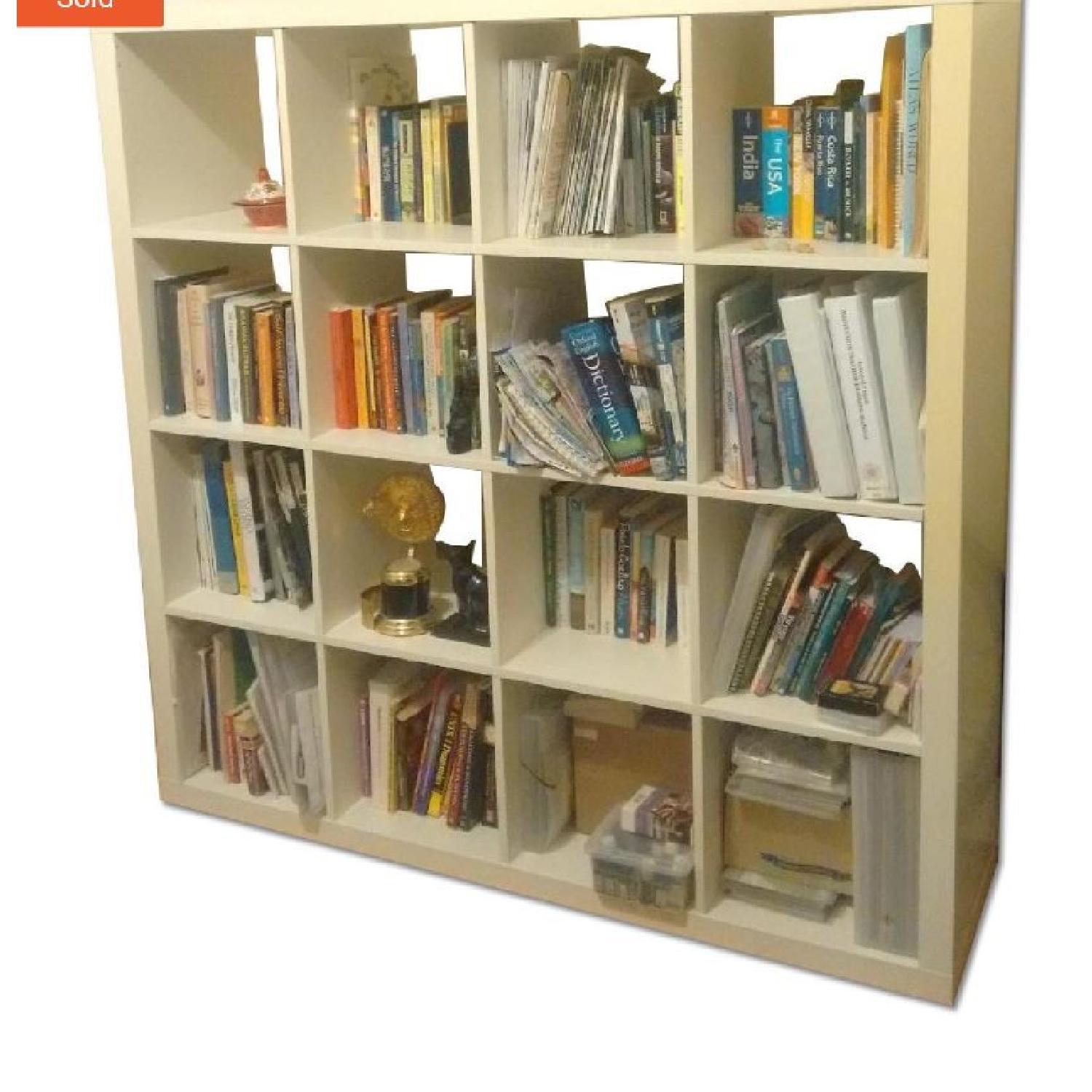 Ikea White Expedit Shelving Unit - AptDeco