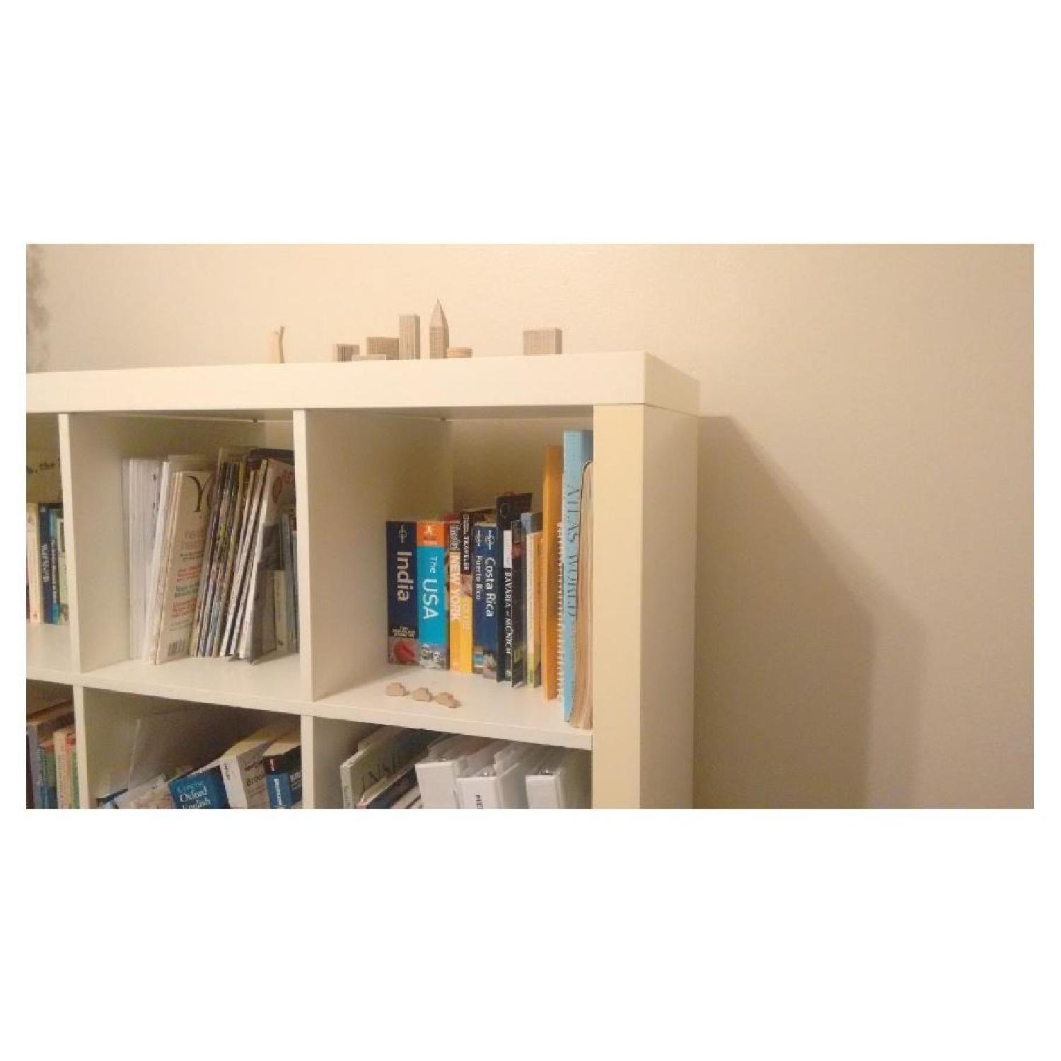 Ikea White Expedit Shelving Unit - AptDeco