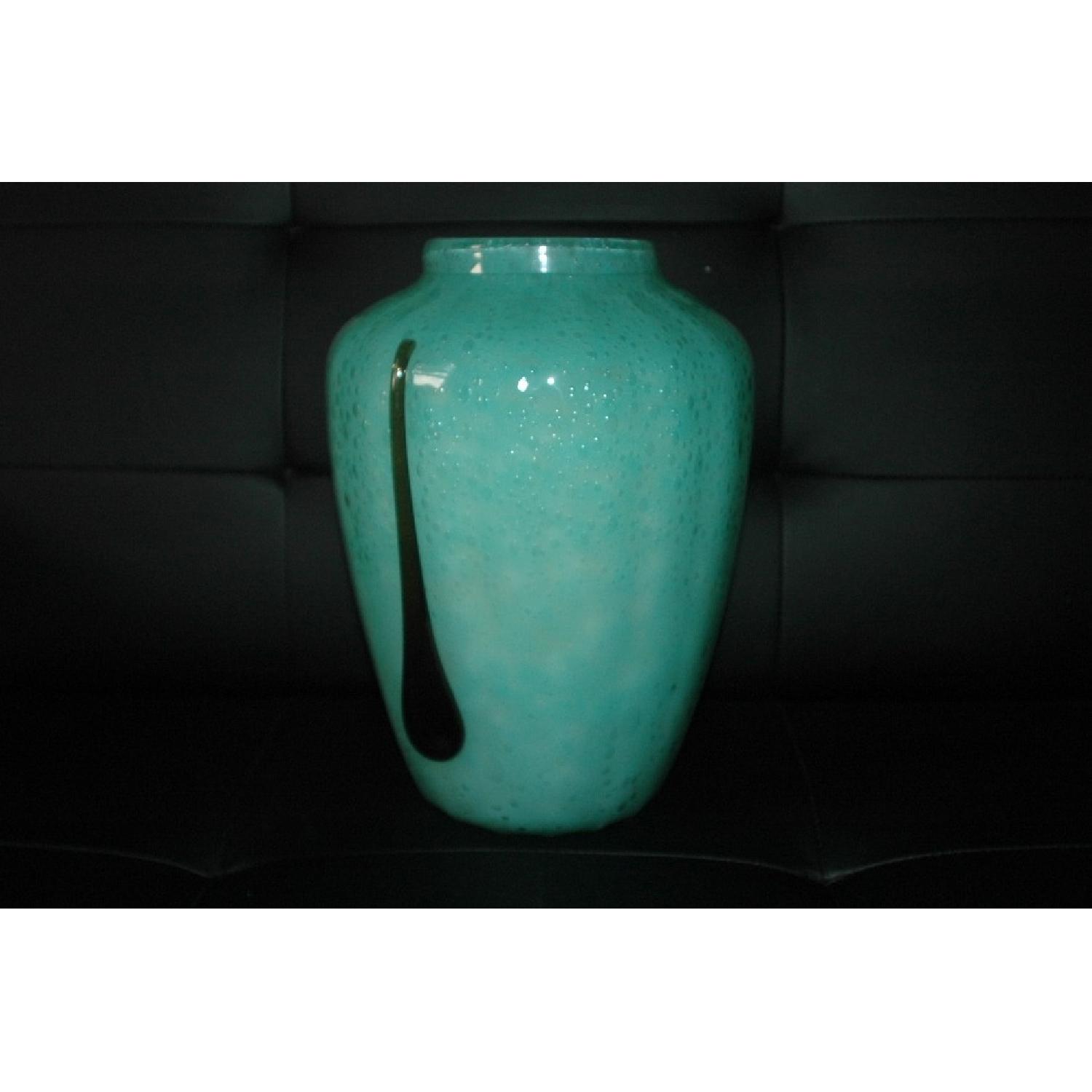 Schneider Art Deco Bubble Glass Vase - image-1