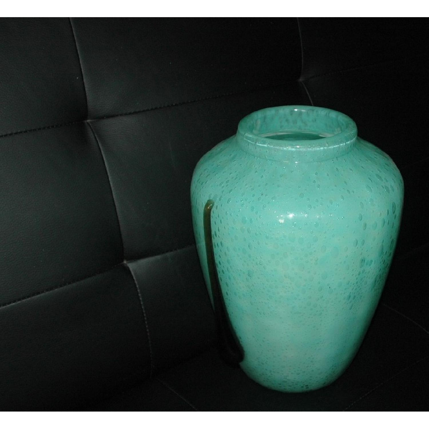 Schneider Art Deco Bubble Glass Vase - image-4