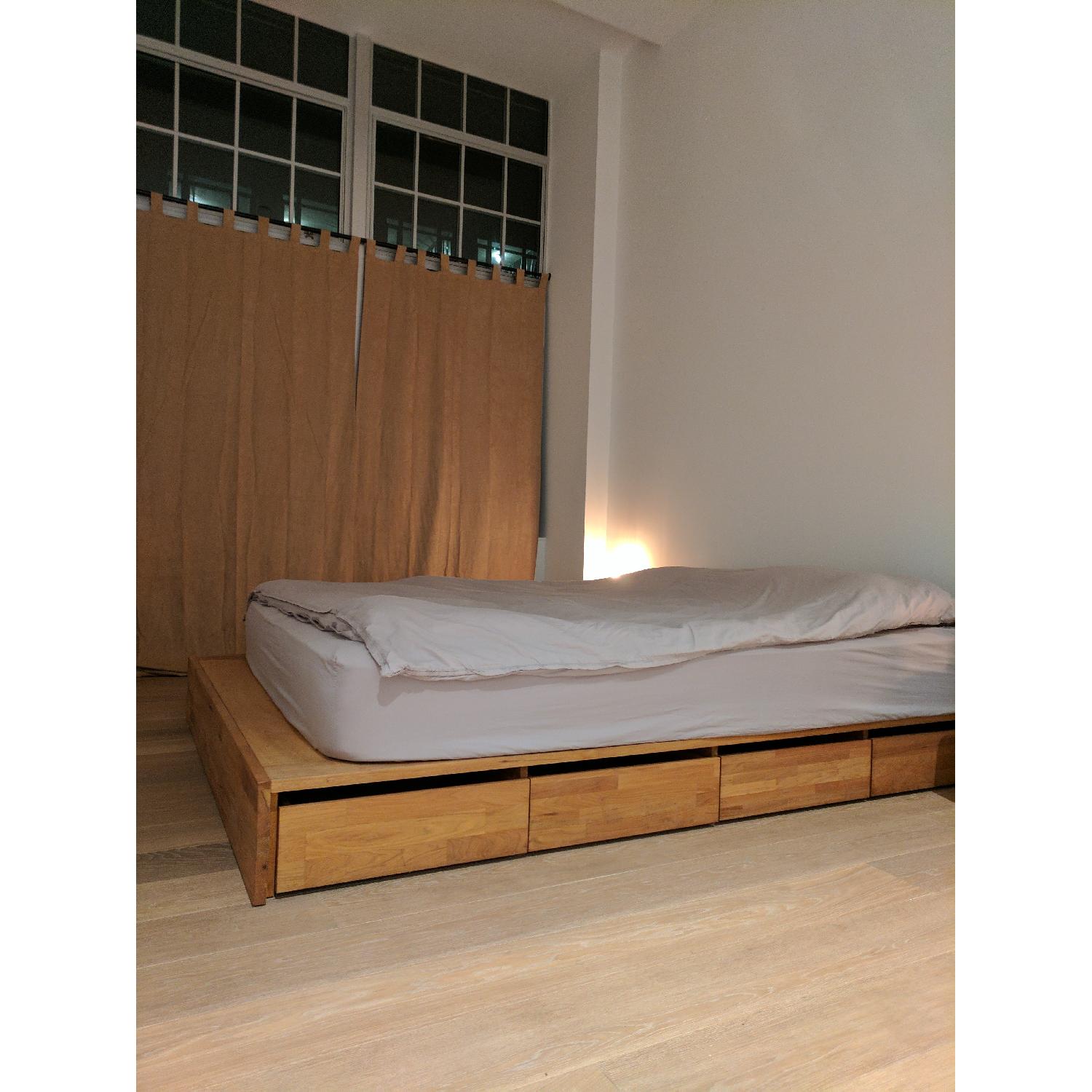 MASHstudios LAX King Size Platform Bed w/ Storage & Headboard - image-4