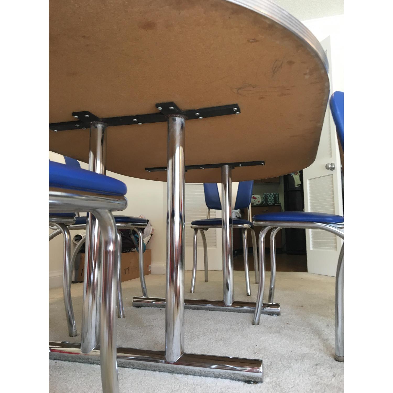 Retro 50's Diner Style 7 Piece Dining Set - image-2