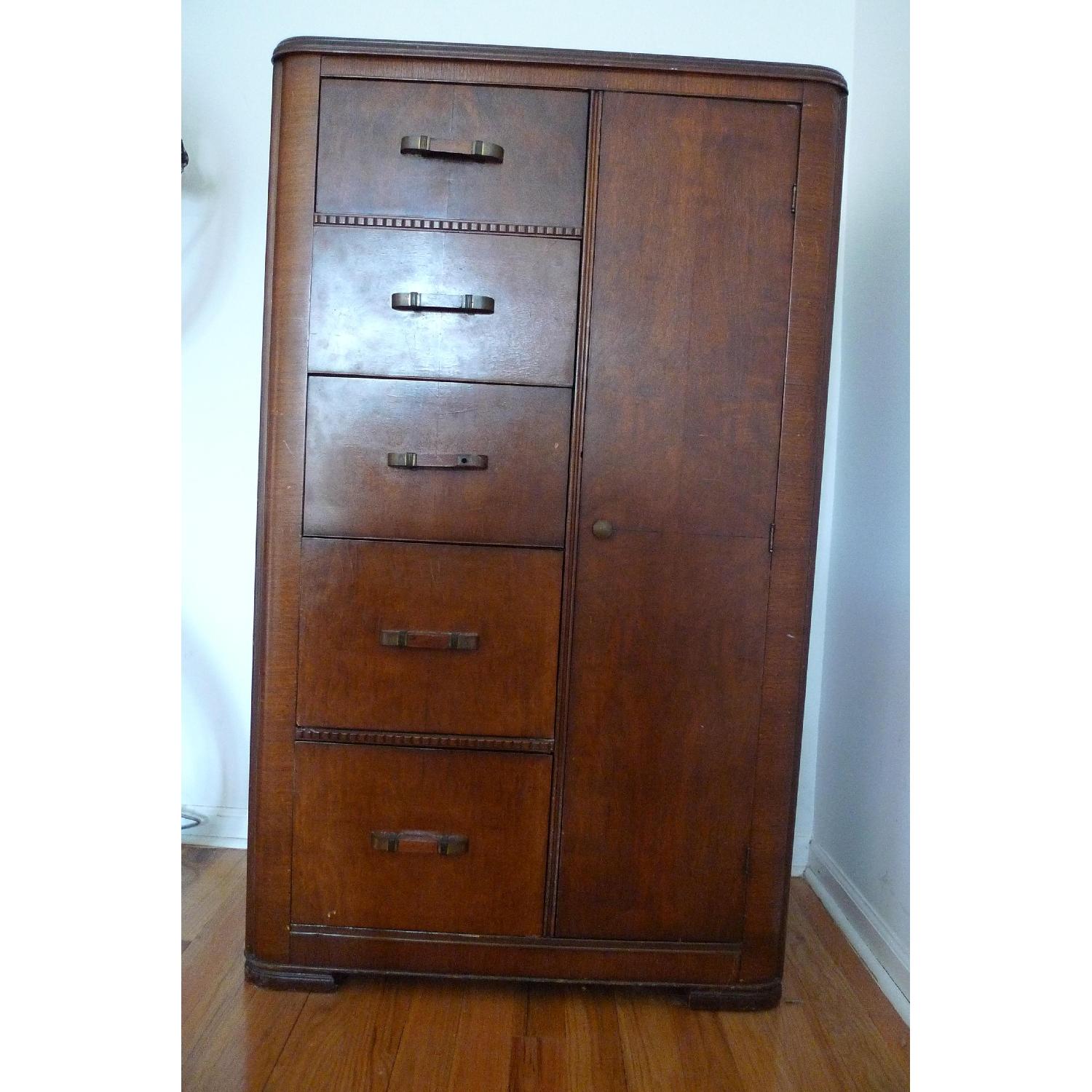 Vintage 3 Piece Art Deco Bedroom Set - image-1