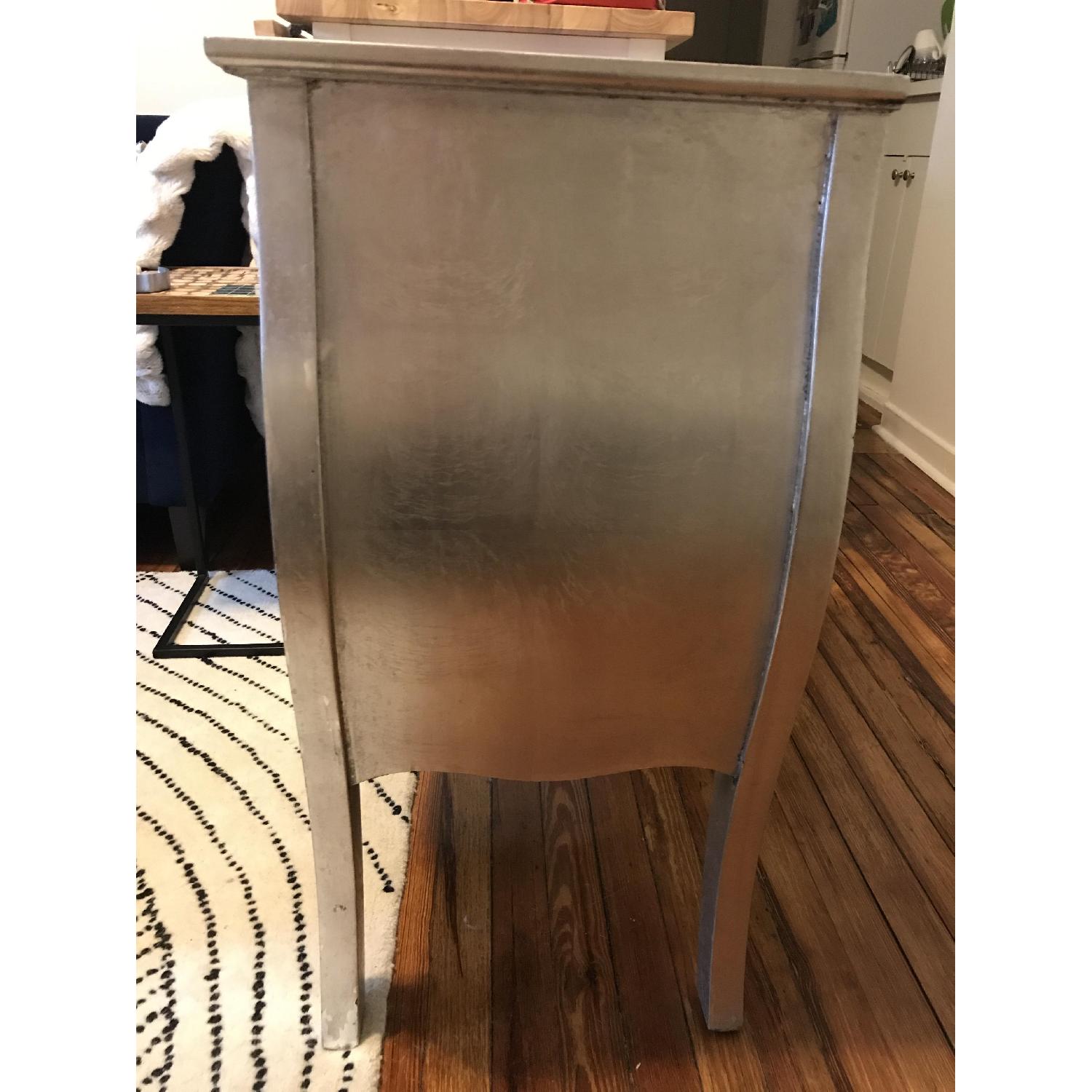 Pier 1 Silver 2 Drawer Nightstand/End Table - image-3