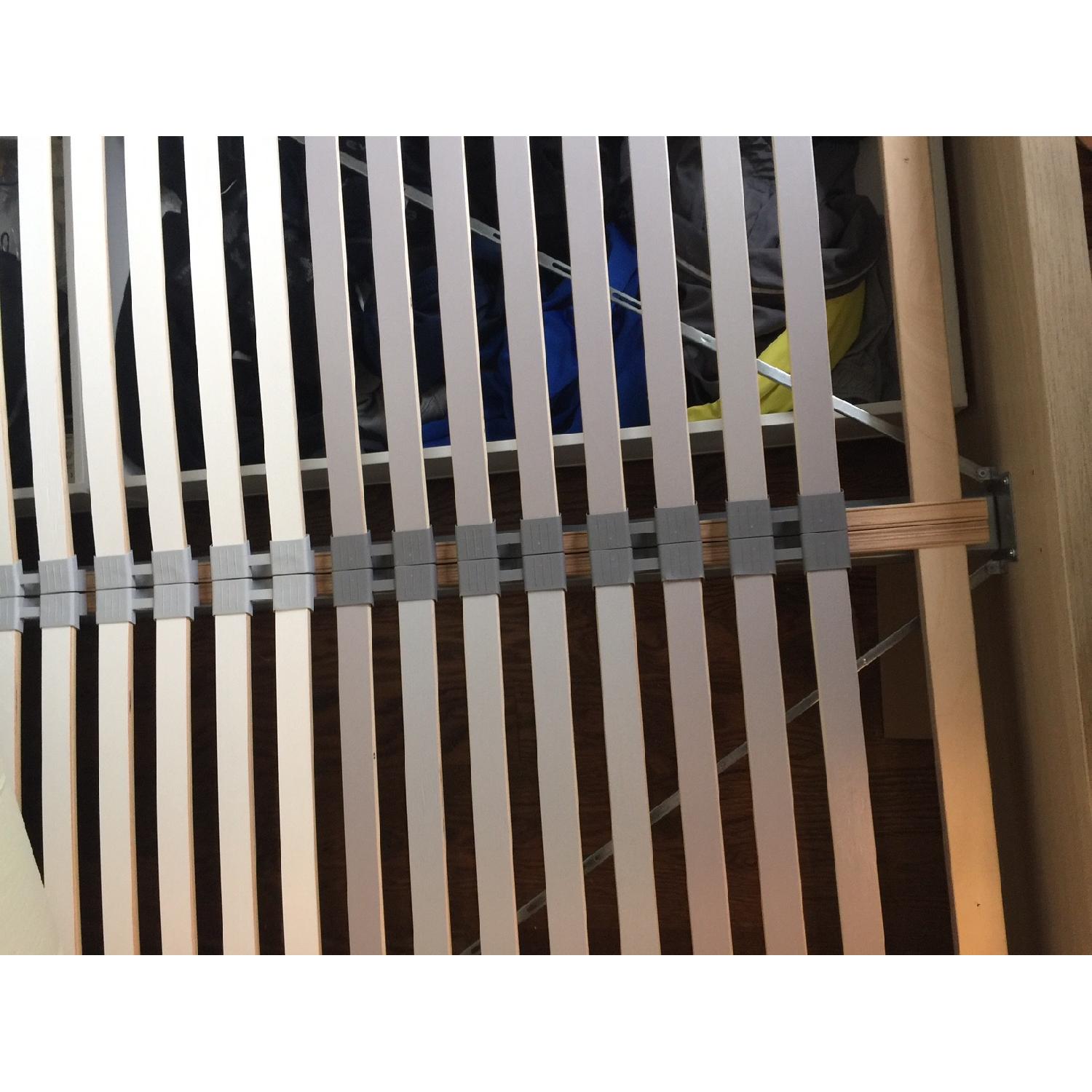 Ikea Malm Full Bed Frame w/ Lonset Slats & Two Storage Drawers AptDeco