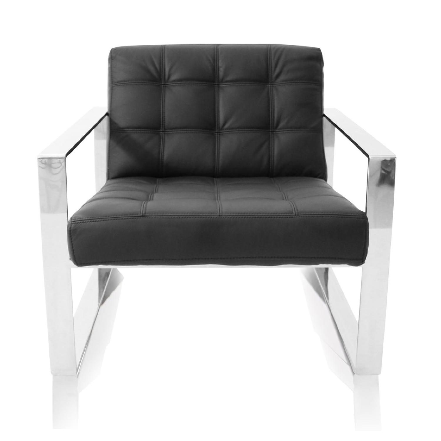 Modani Savina Contemporary Arm Chair Black - image-1