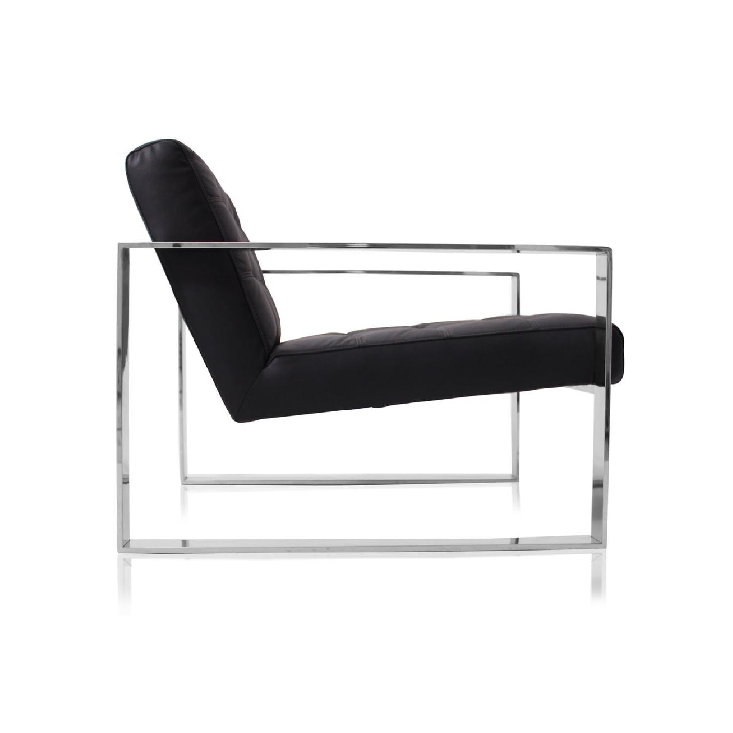 Modani Savina Contemporary Arm Chair Black - image-2