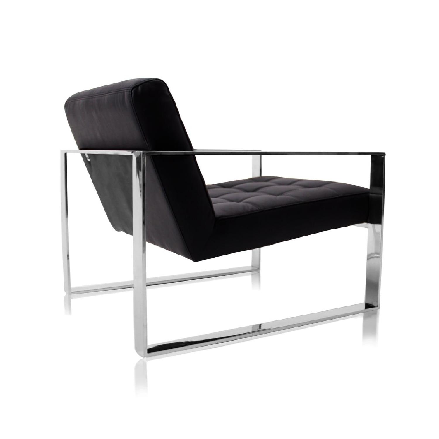 Modani Savina Contemporary Arm Chair Black - image-3