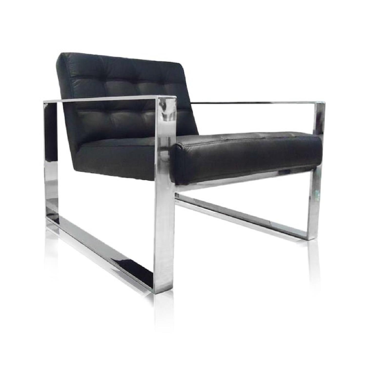 Modani Savina Contemporary Arm Chair Black - image-5