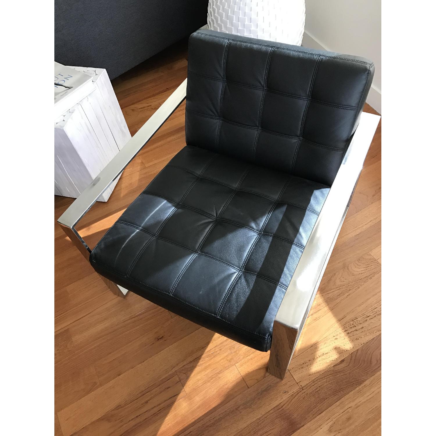 Modani Savina Contemporary Arm Chair Black - image-8