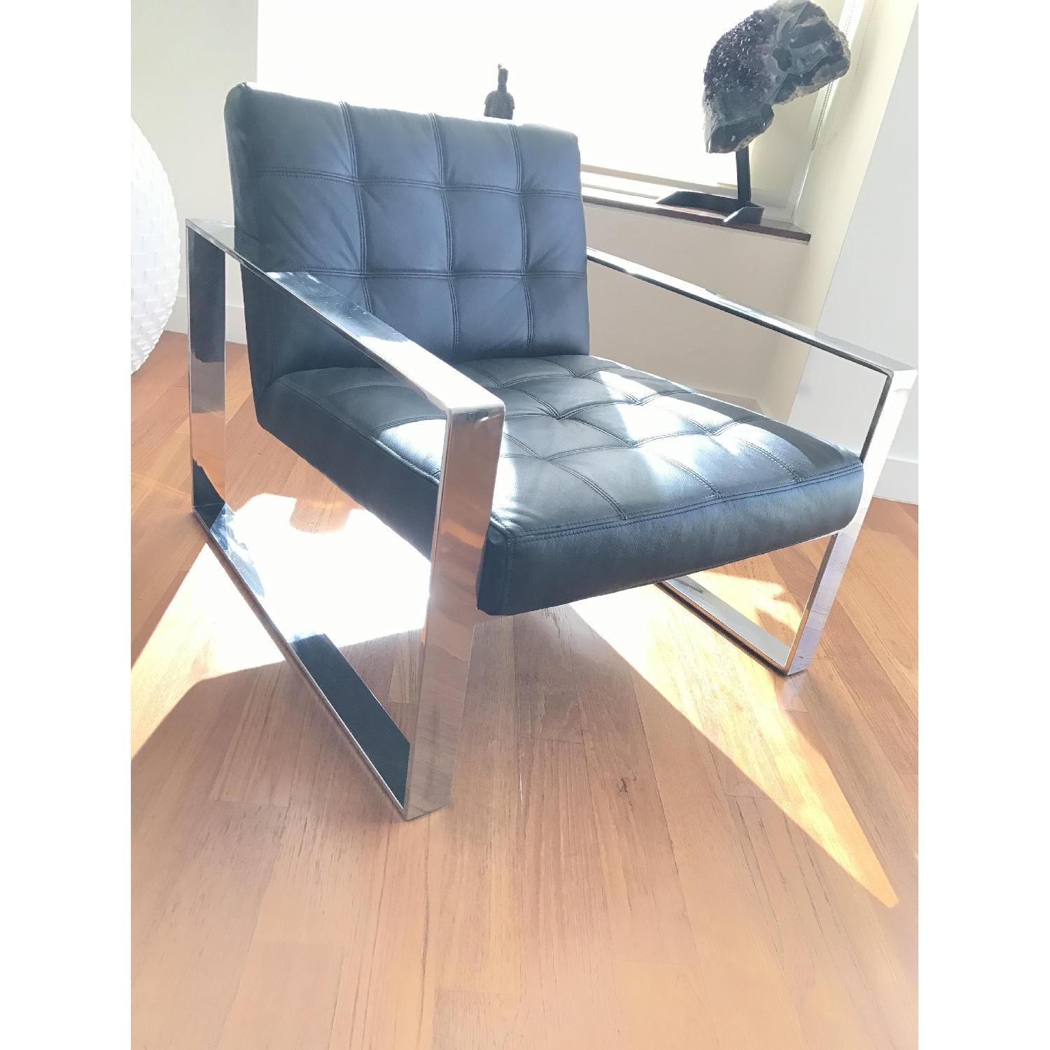 Modani Savina Contemporary Arm Chair Black - image-9