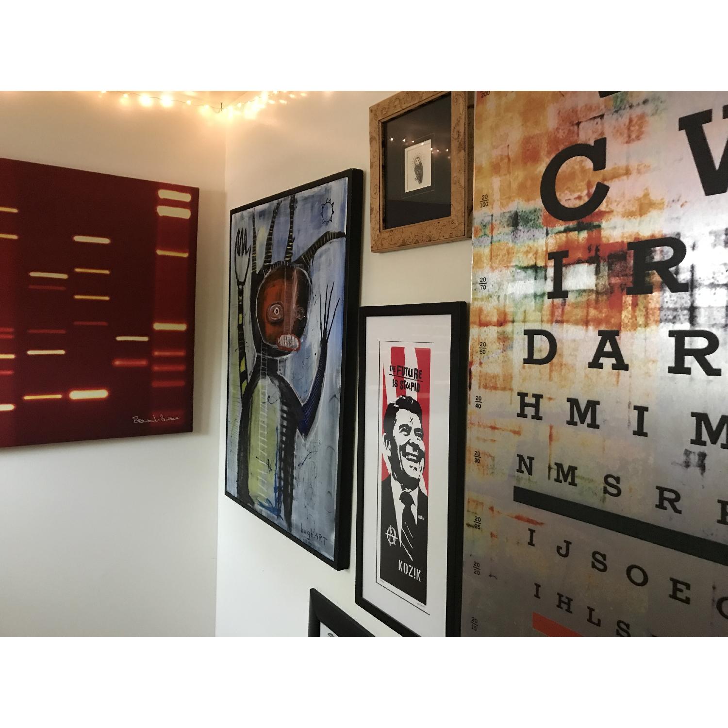 Jeff Hughart Acrylic/Oil Stick on Canvas - Beetleman - image-2