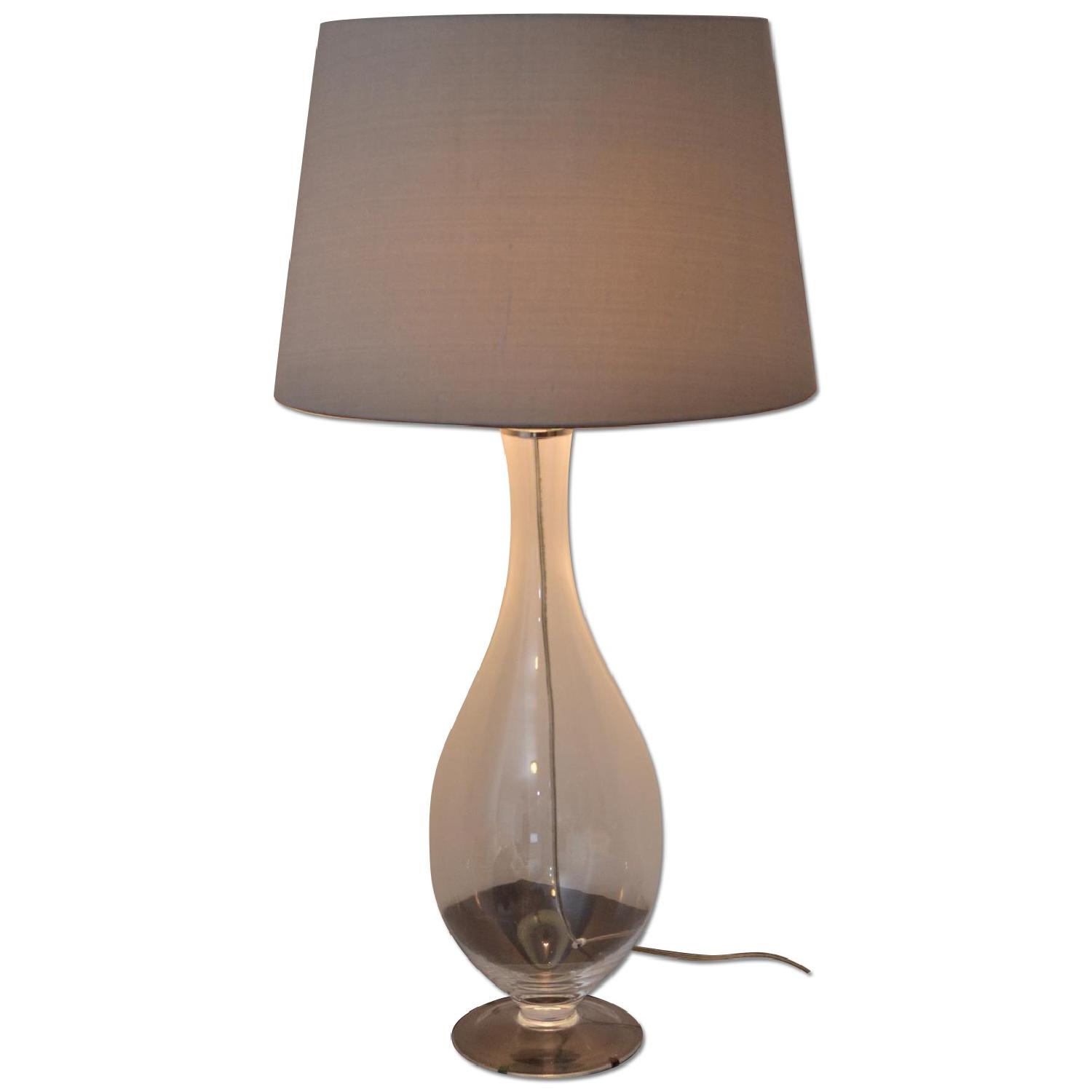 Martha Stewart Glass Table Lamp - image-0