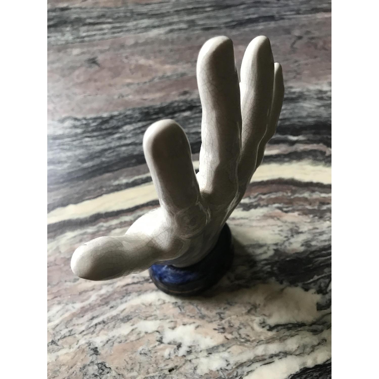 Antique Palmistry Ceramic Hand - image-6