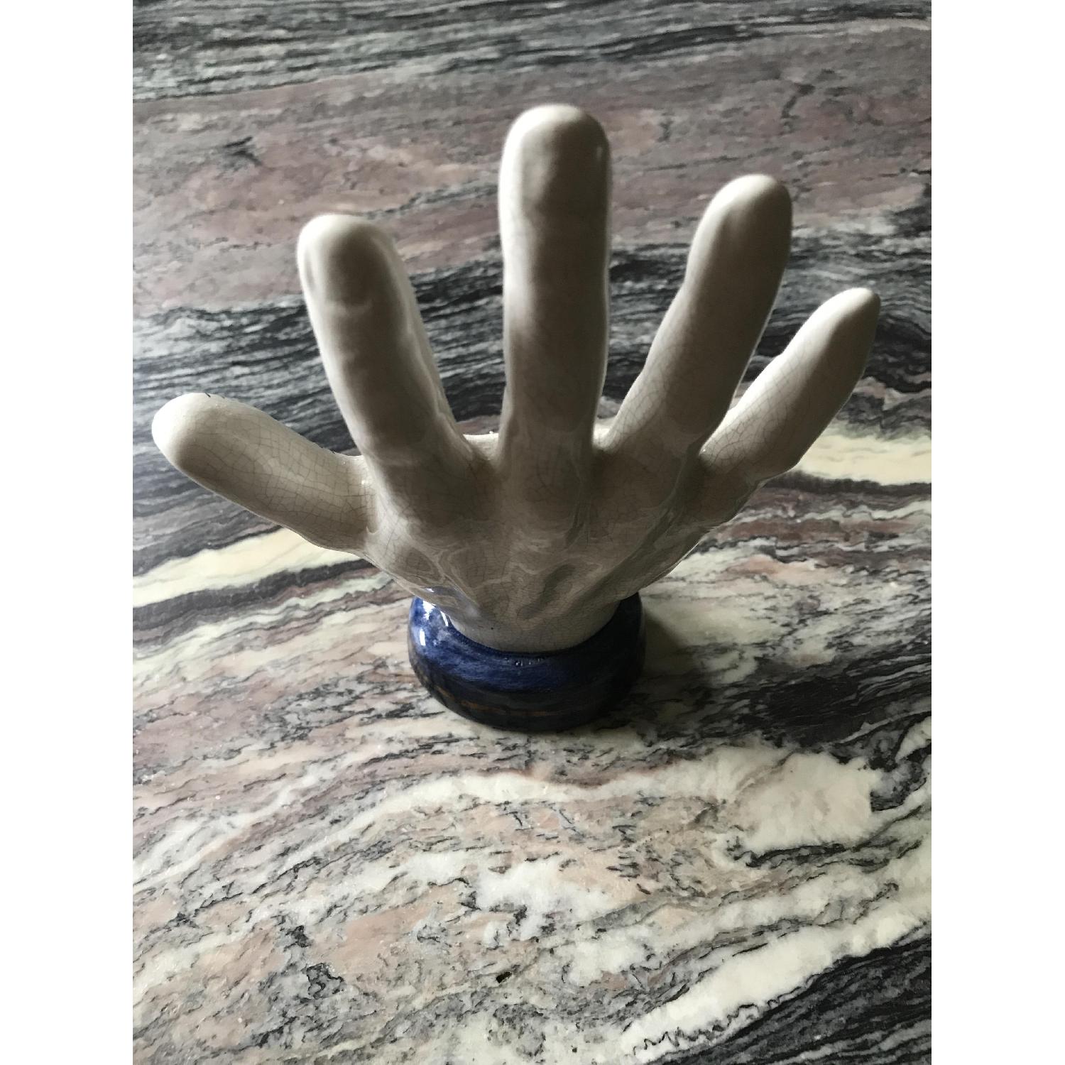 Antique Palmistry Ceramic Hand - image-7