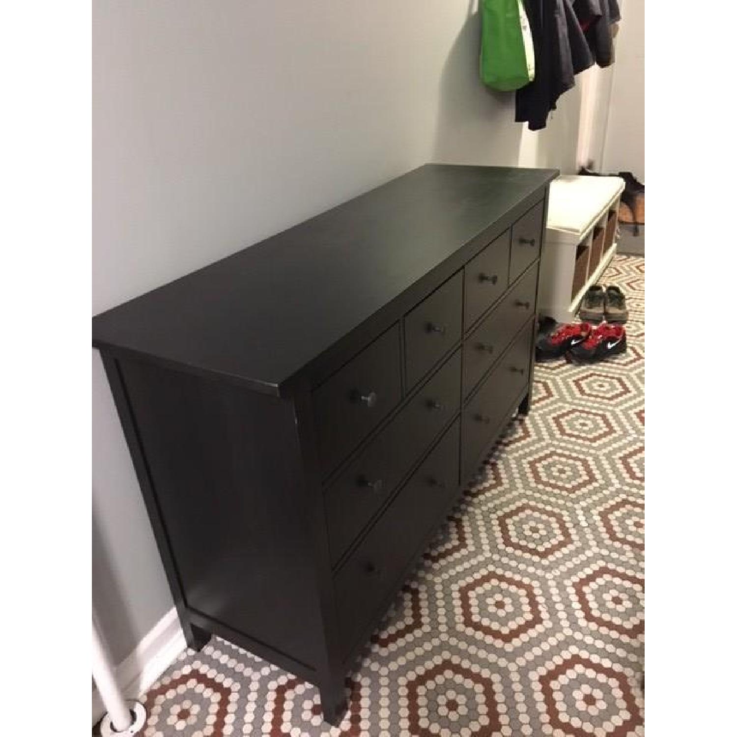 Ikea Hemnes Black Wood Dresser - image-3
