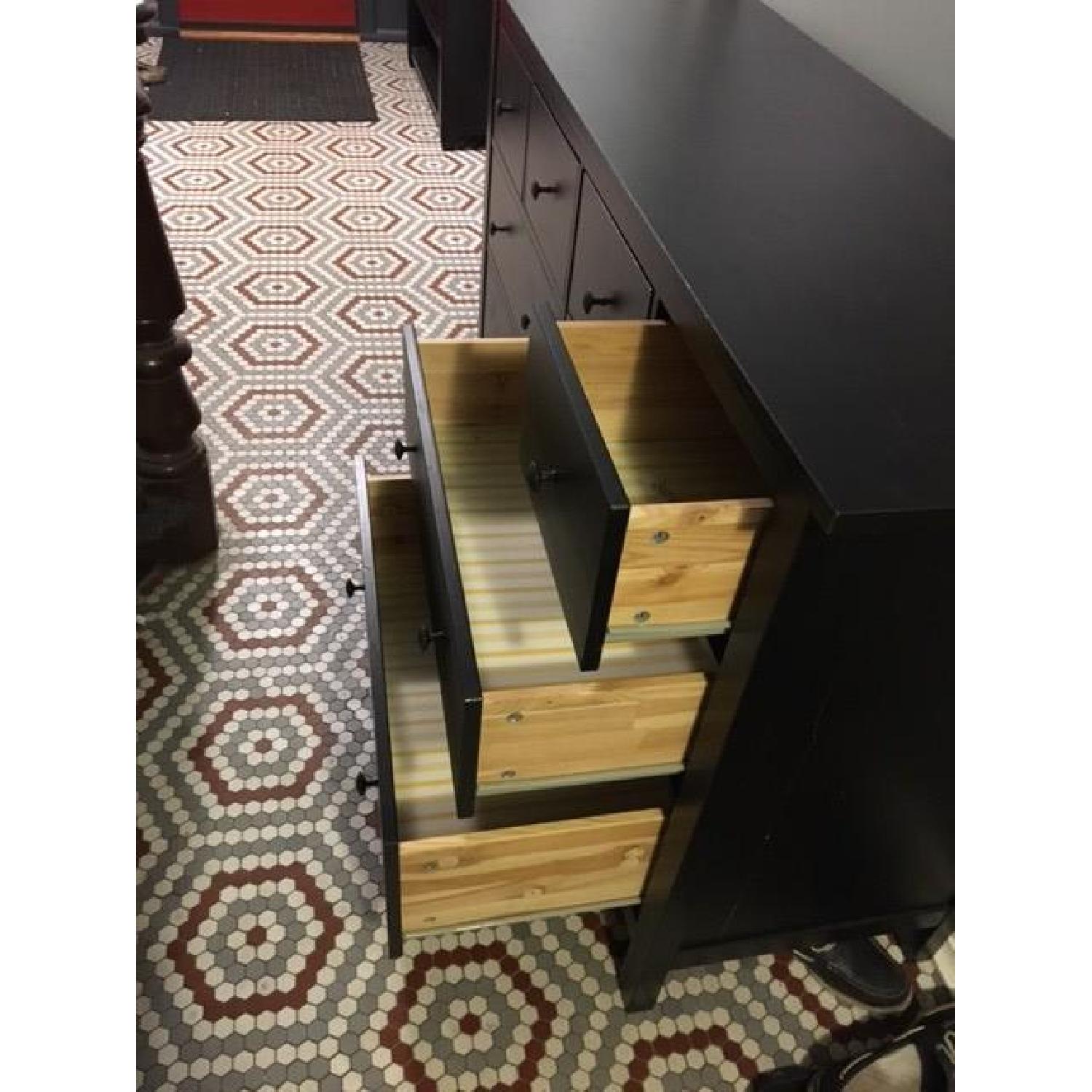 Ikea Hemnes Black Wood Dresser - image-4