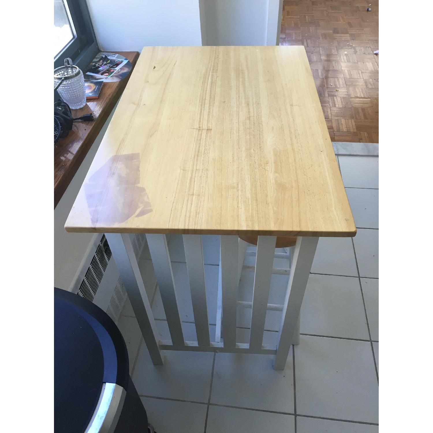 Bar Height Table w/ 2 Stools - image-3