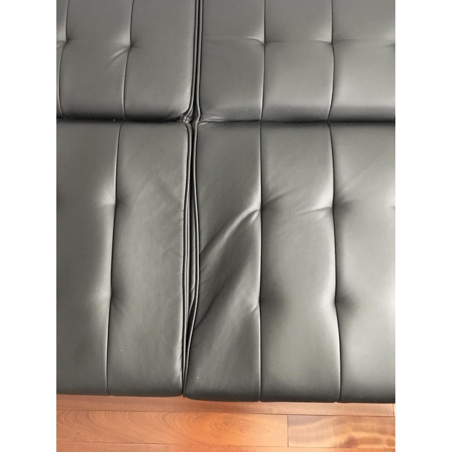 DHP's Emily Tufted Faux Leather Splitback Futon - image-3