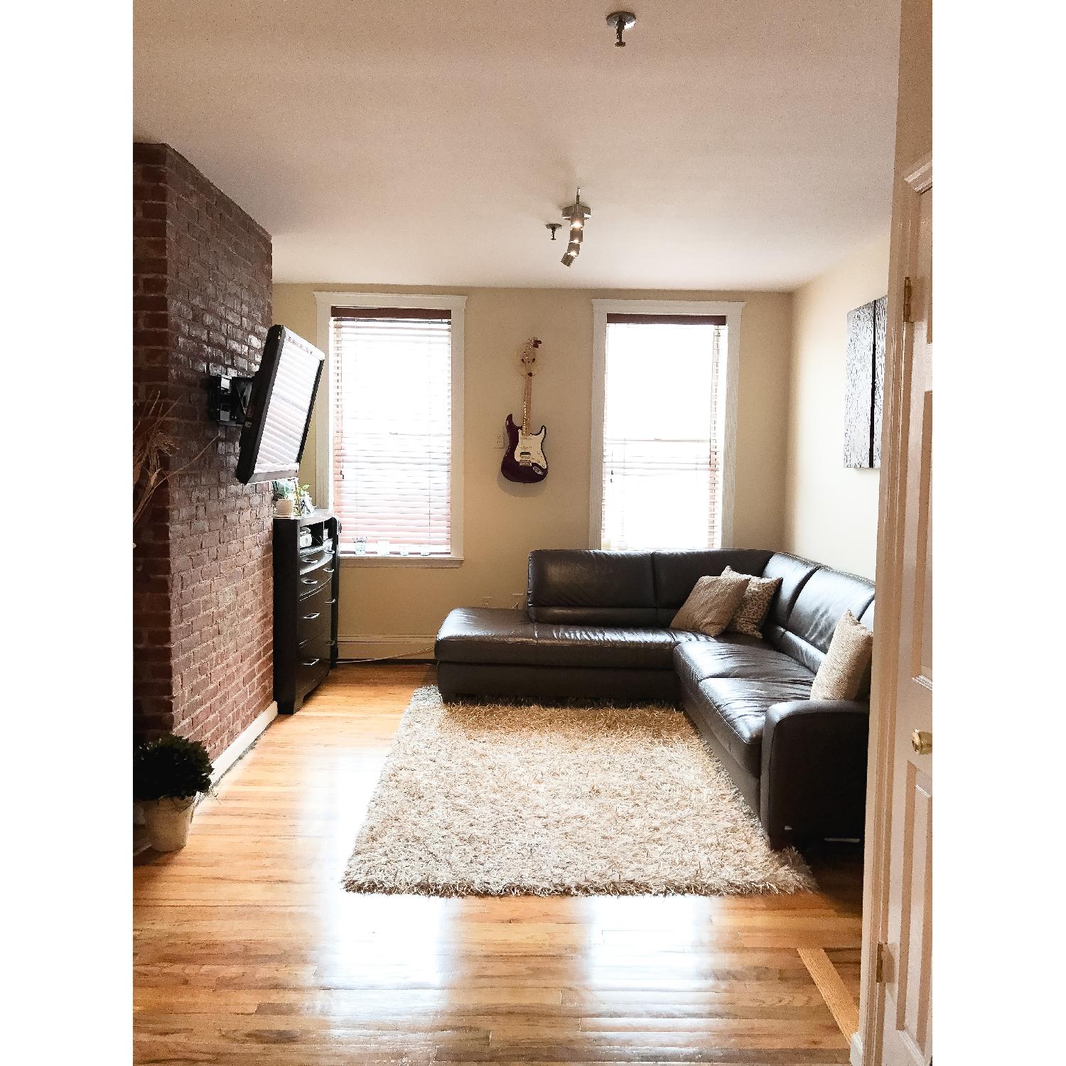 Italsofa Leather Sleeper Sectional Sofa - image-2