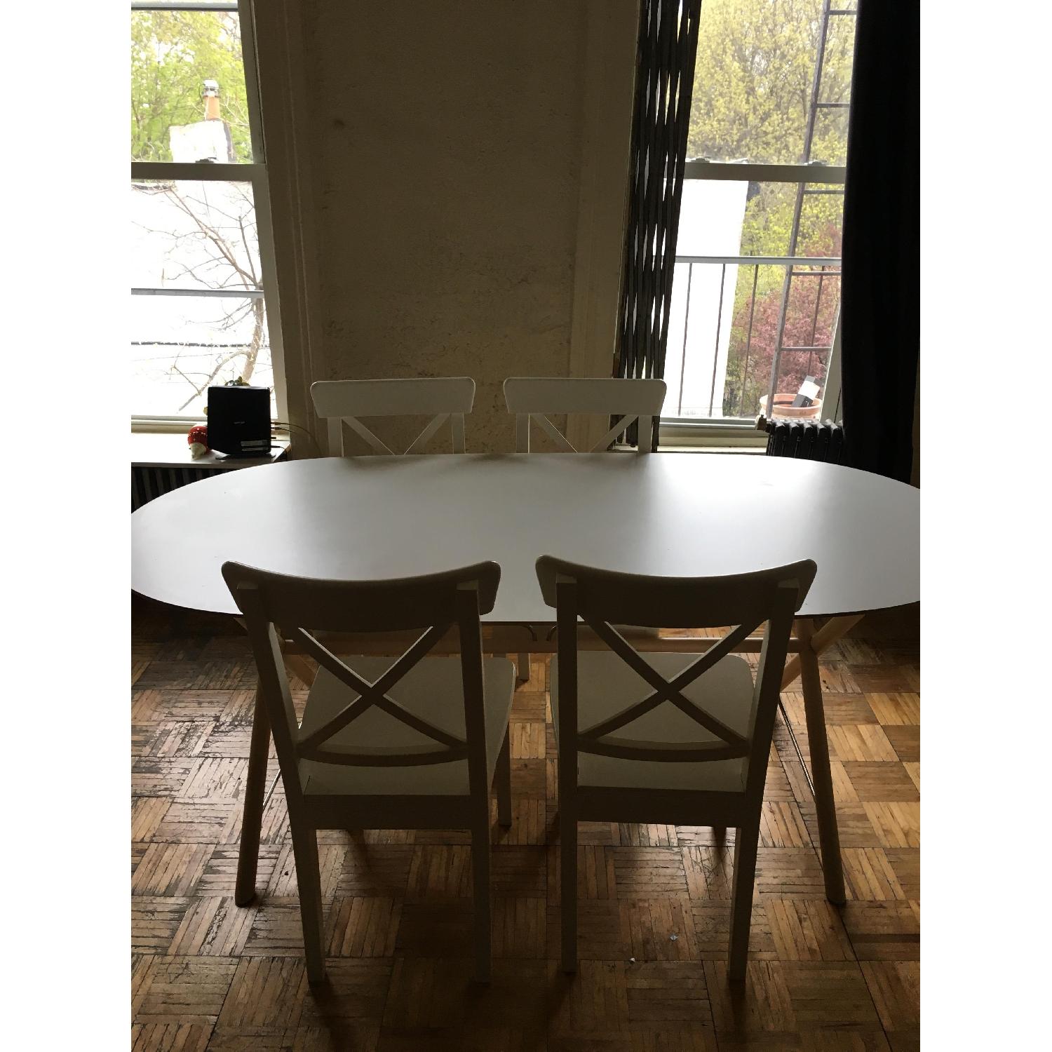 Ikea Dining Table w/ 4 Chairs - image-3