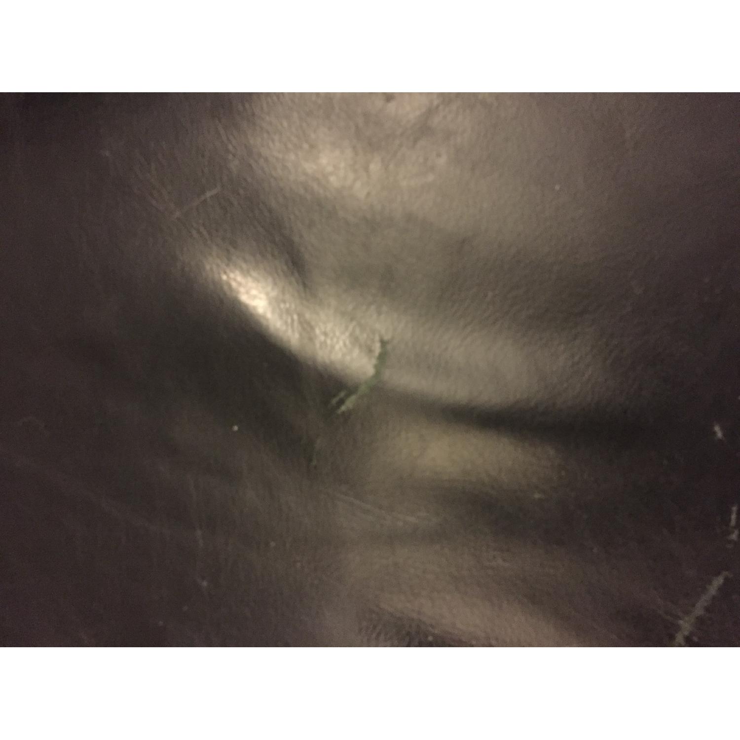 Ikea Leather Apartment Sofa - image-6