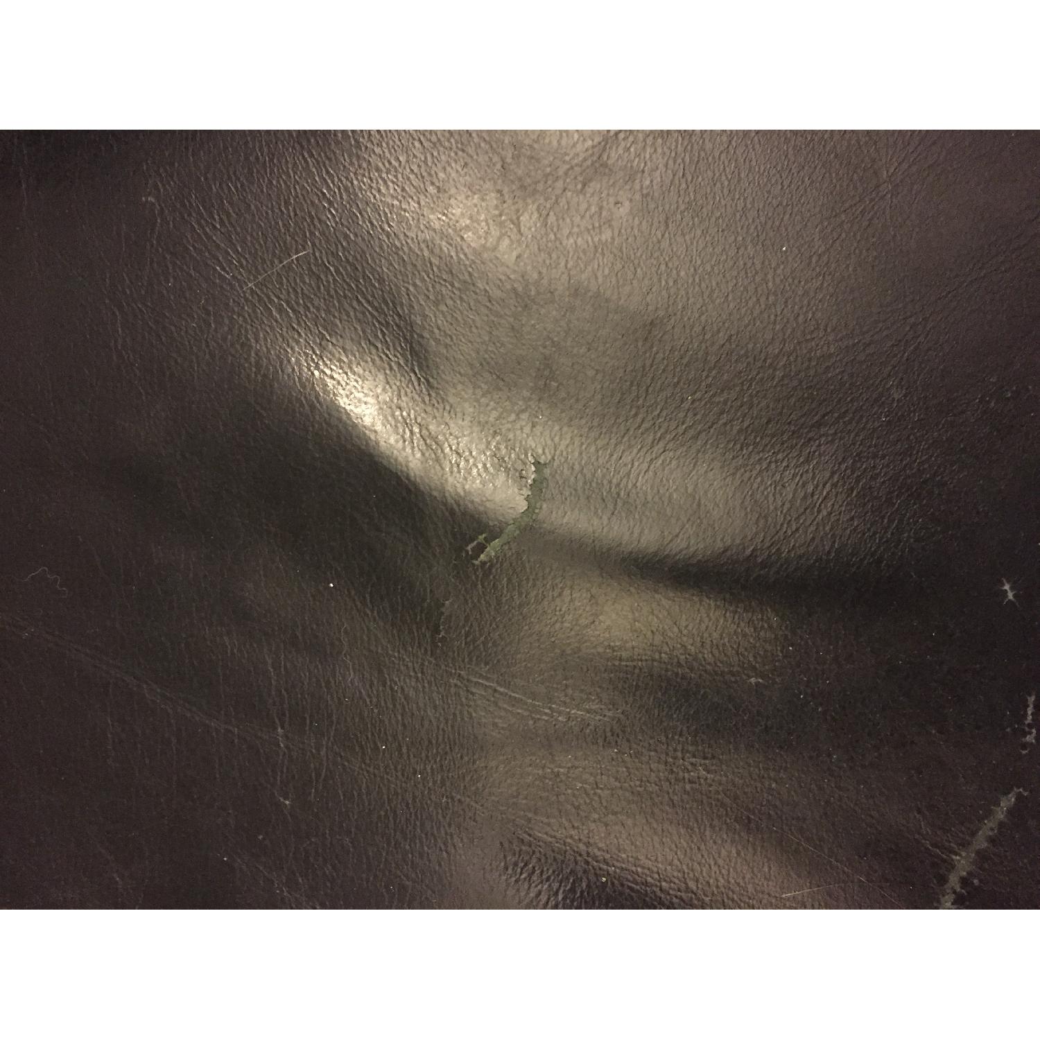 Ikea Leather Apartment Sofa - image-7