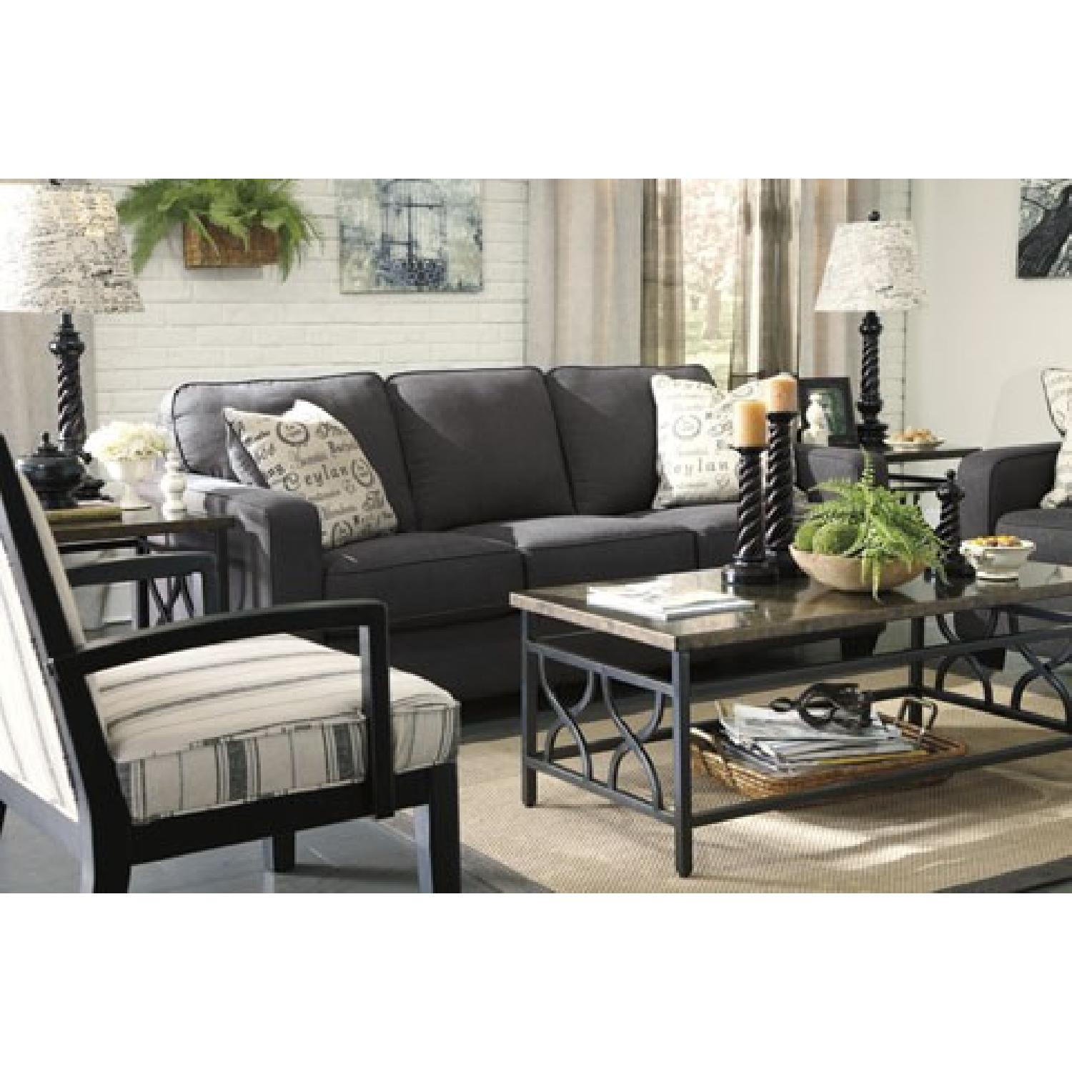 Ashley's Alenya Charcoal Sofa - image-2
