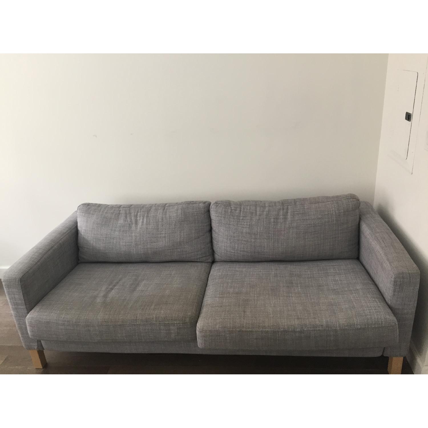 Ikea Karlstad Sofa in Grey - AptDeco