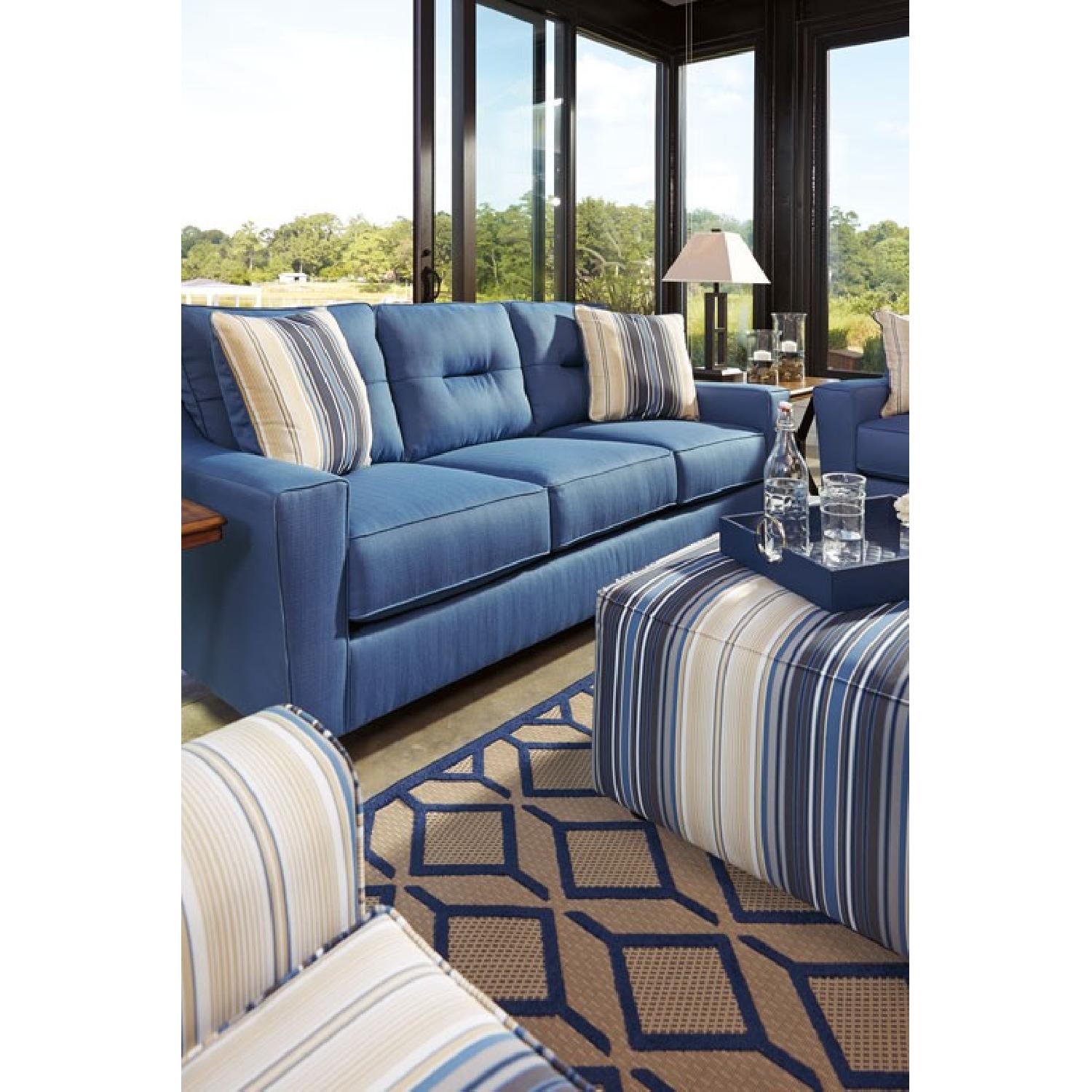 Ashley's Forsan Blue Sofa - image-3