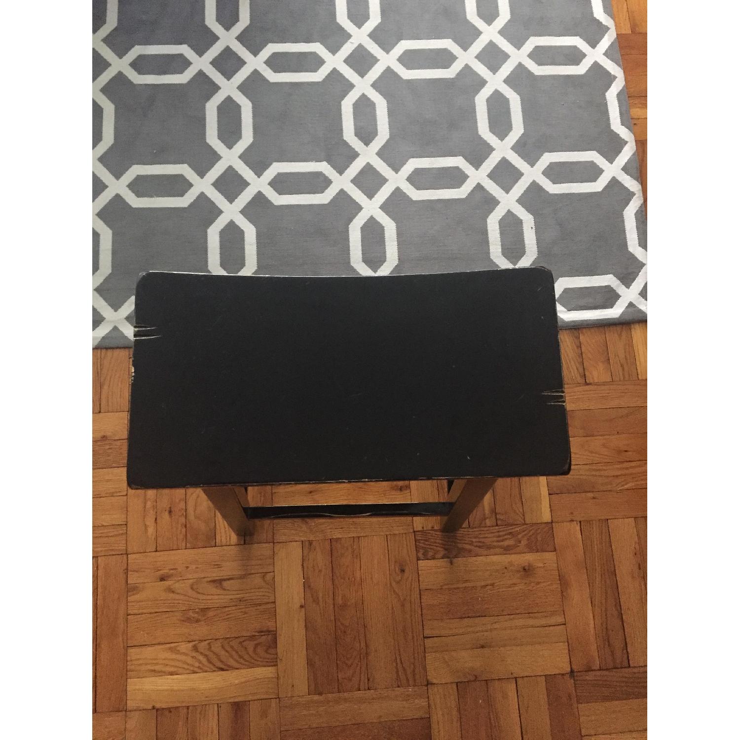 Pottery Barn Tibetan Bar Stools in Black - image-2