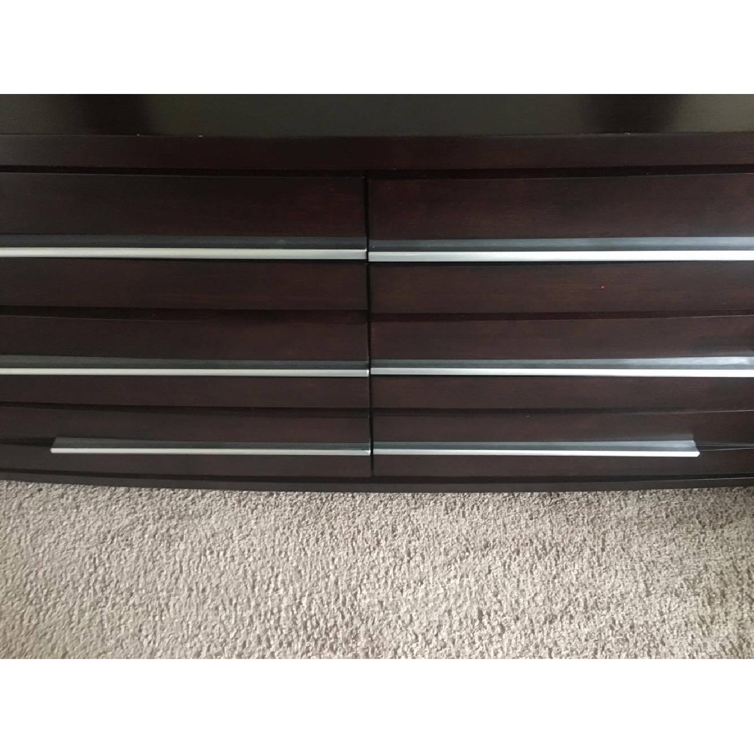 Raymour & Flanigan Wall Street Bedroom Dresser w/ Mirror - image-3