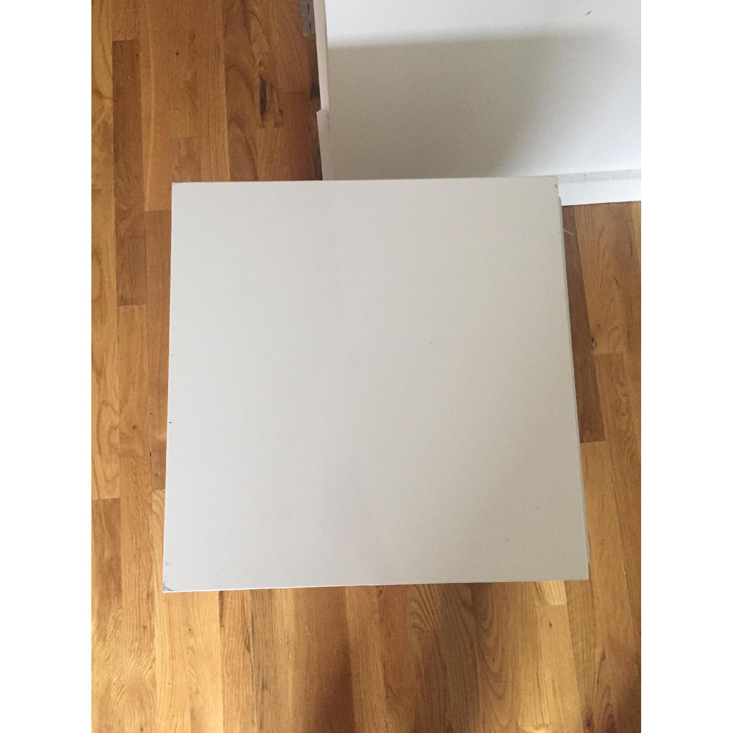 Ikea Besta Burs Drawer Unit on Casters in High Gloss White - image-4