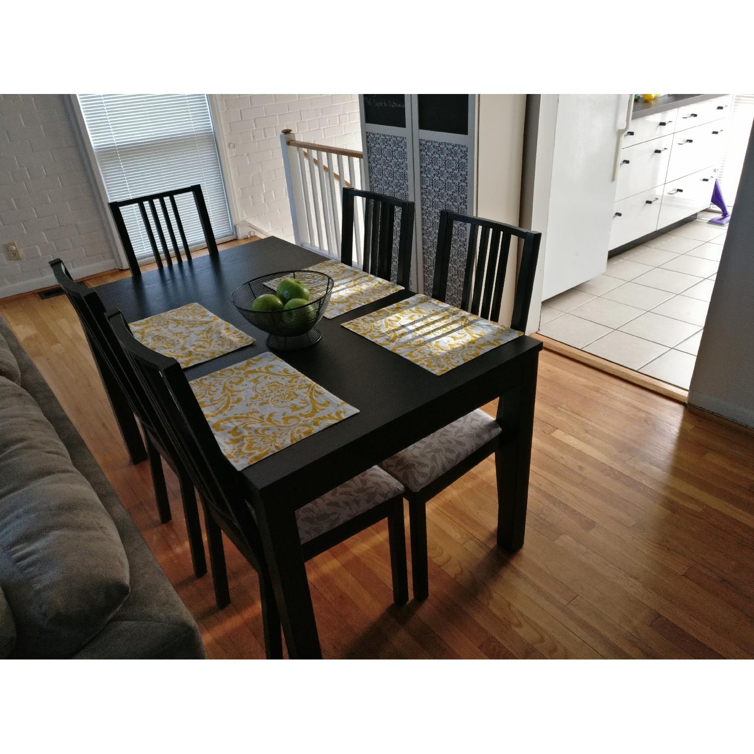 Ikea Bjursta Extendable Table w/ 5 Chairs - image-3