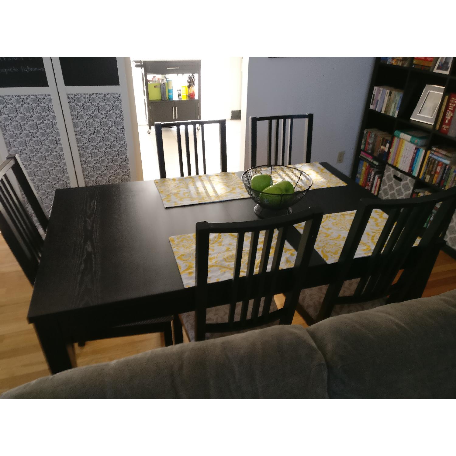 Ikea Bjursta Extendable Table w/ 5 Chairs - image-4