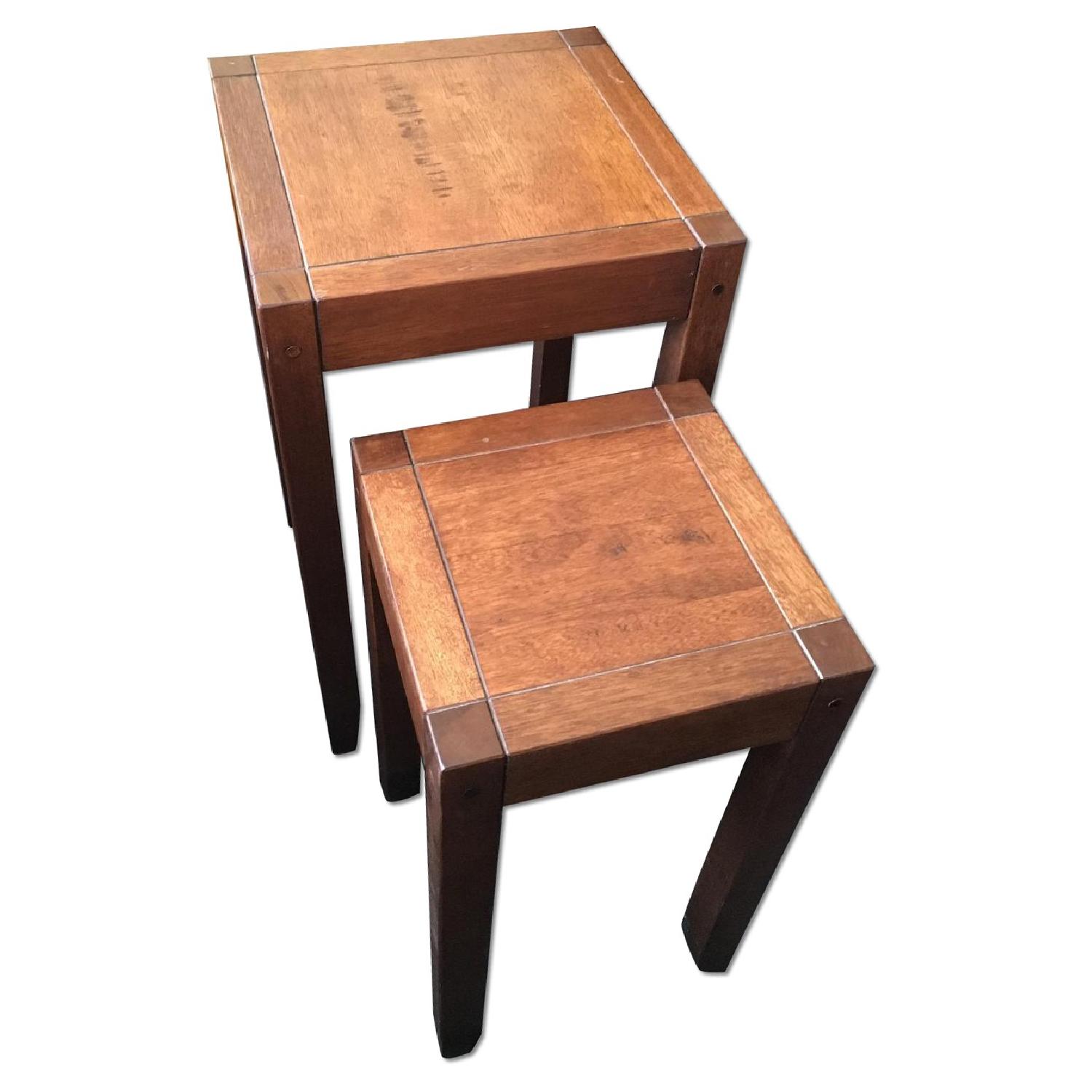 Pottery Barn Ginger Nesting Tables - image-0