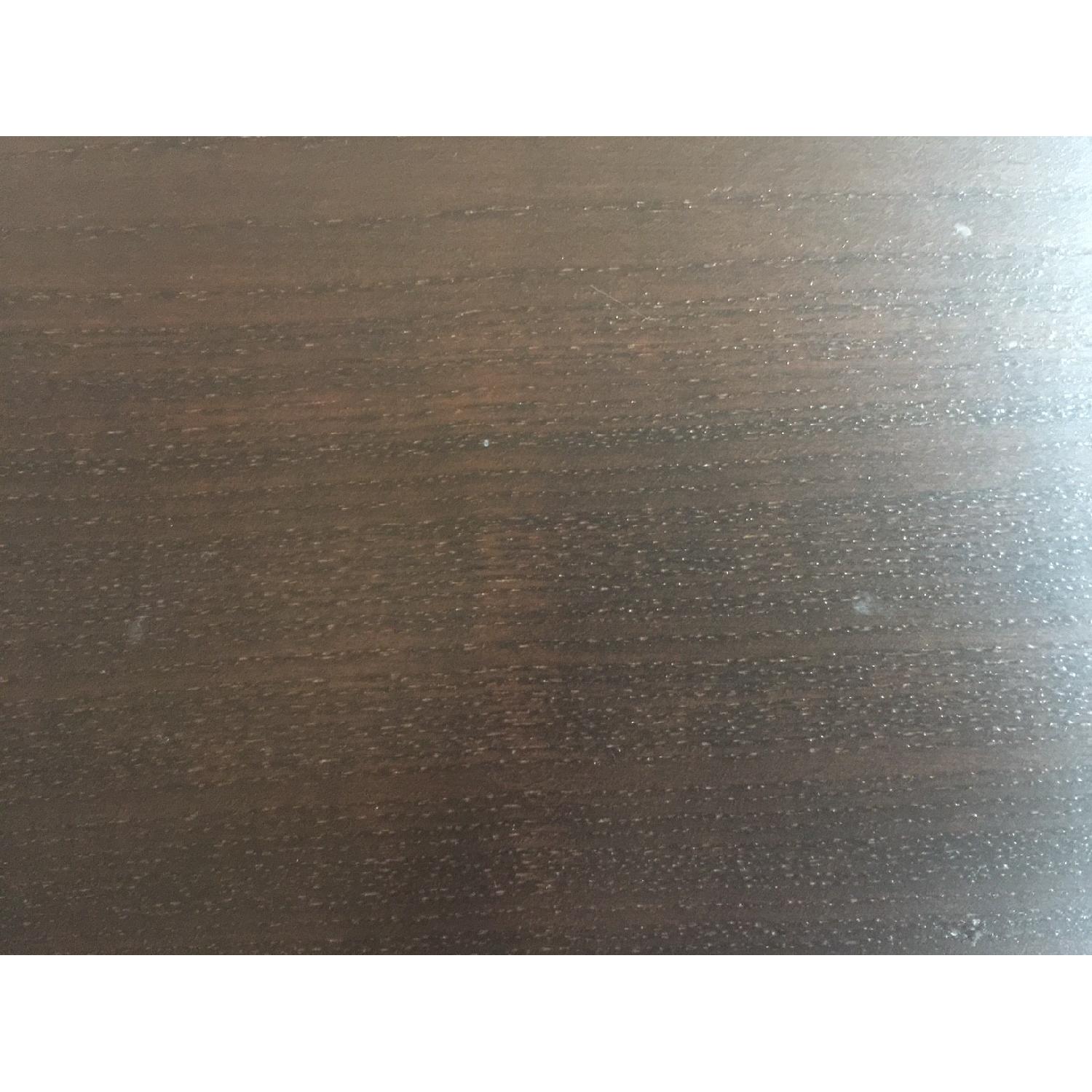 Ikea Dark Brown Wooden Dining Table w/ 4 Chairs - image-2