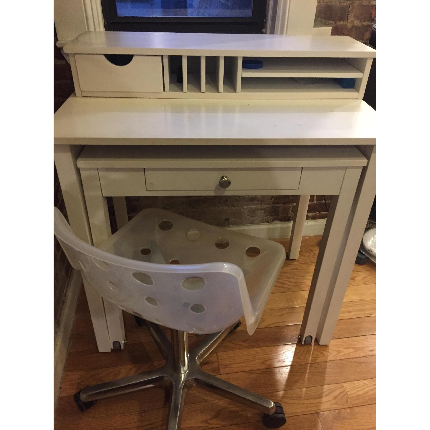 The Container Store White Desk - image-1