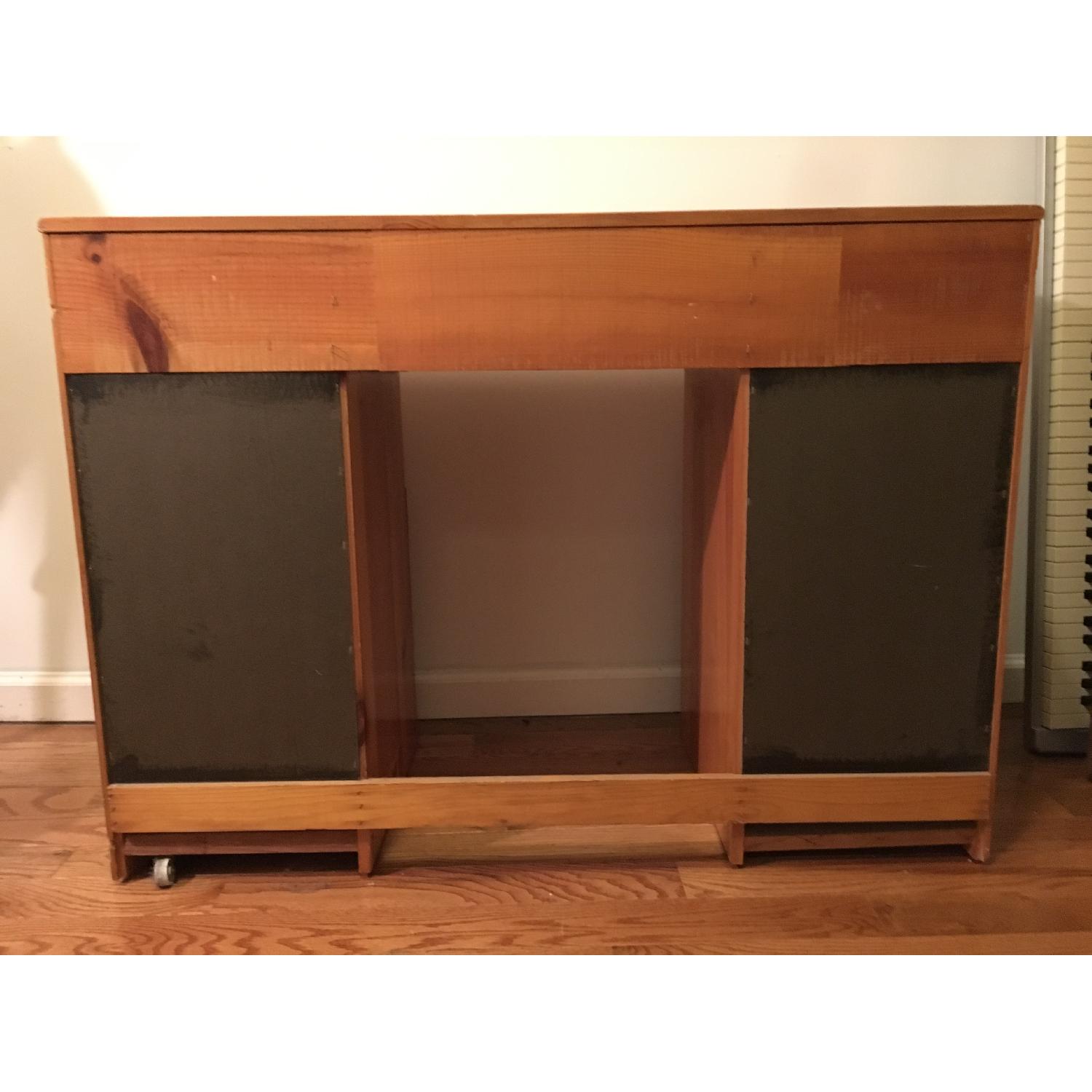 Medium-Blond Solid Wood Desk - image-4