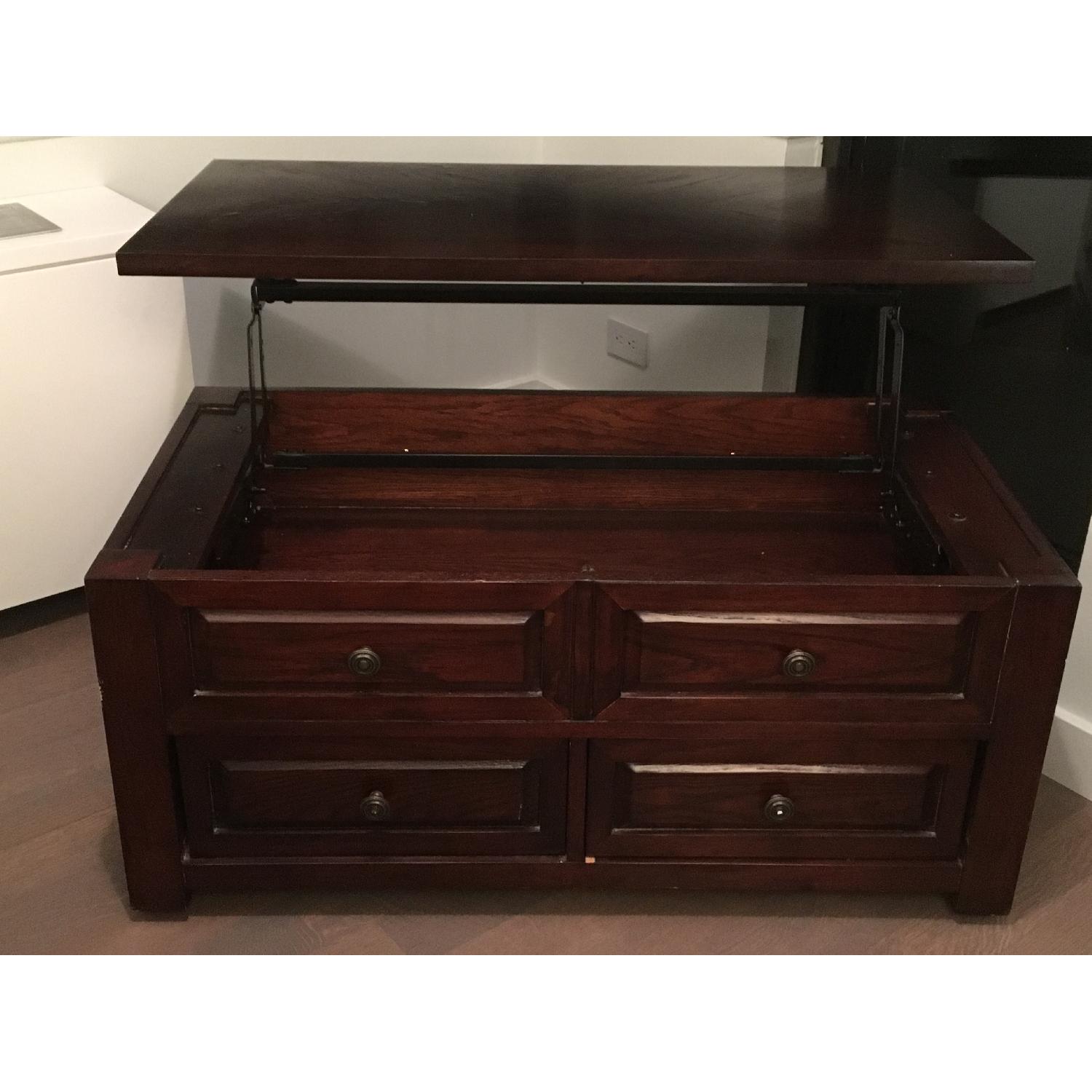 Raymour & Flanigan Lift Top Coffee Table - image-2
