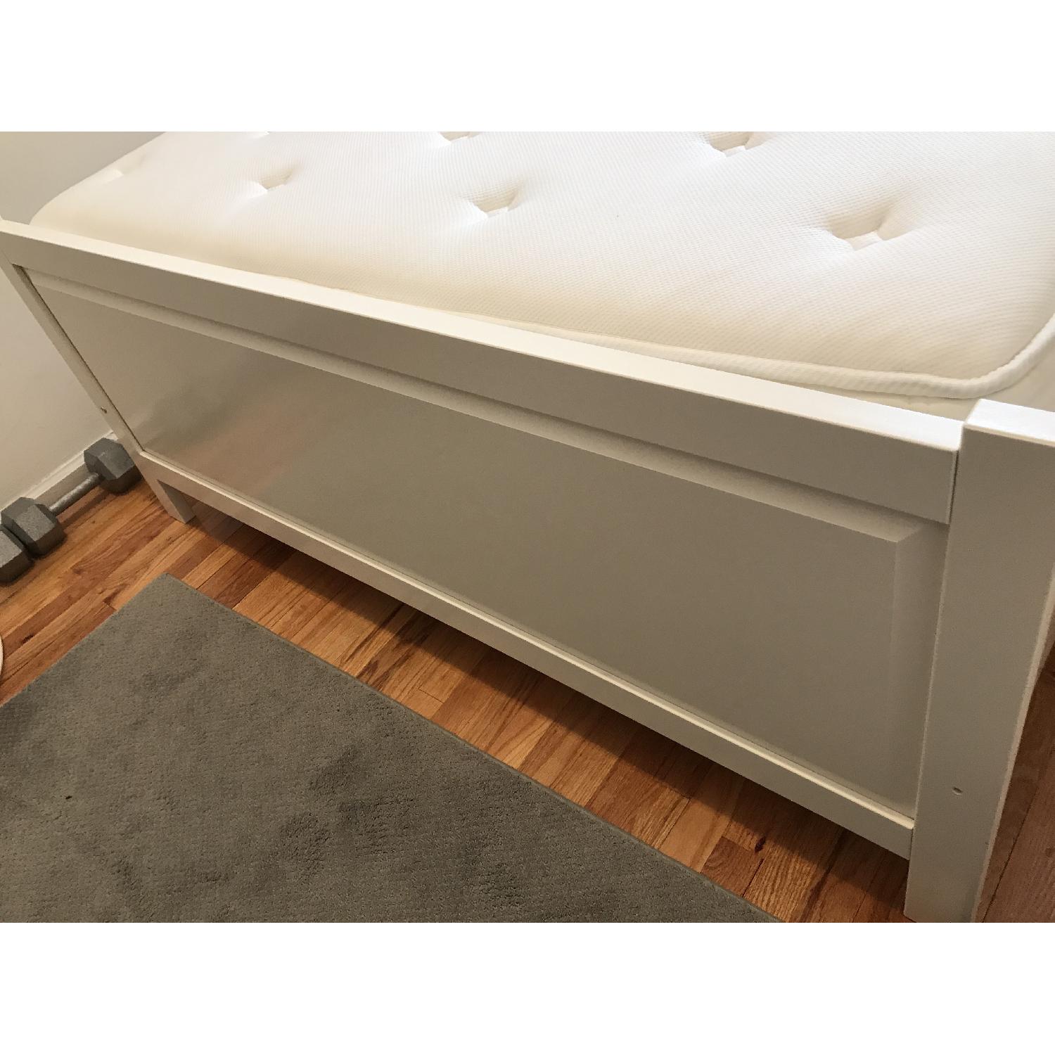 Ikea White Queen Size Bed Frame - image-2
