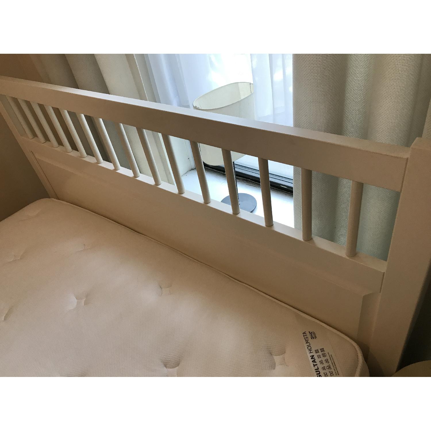 Ikea White Queen Size Bed Frame - image-3