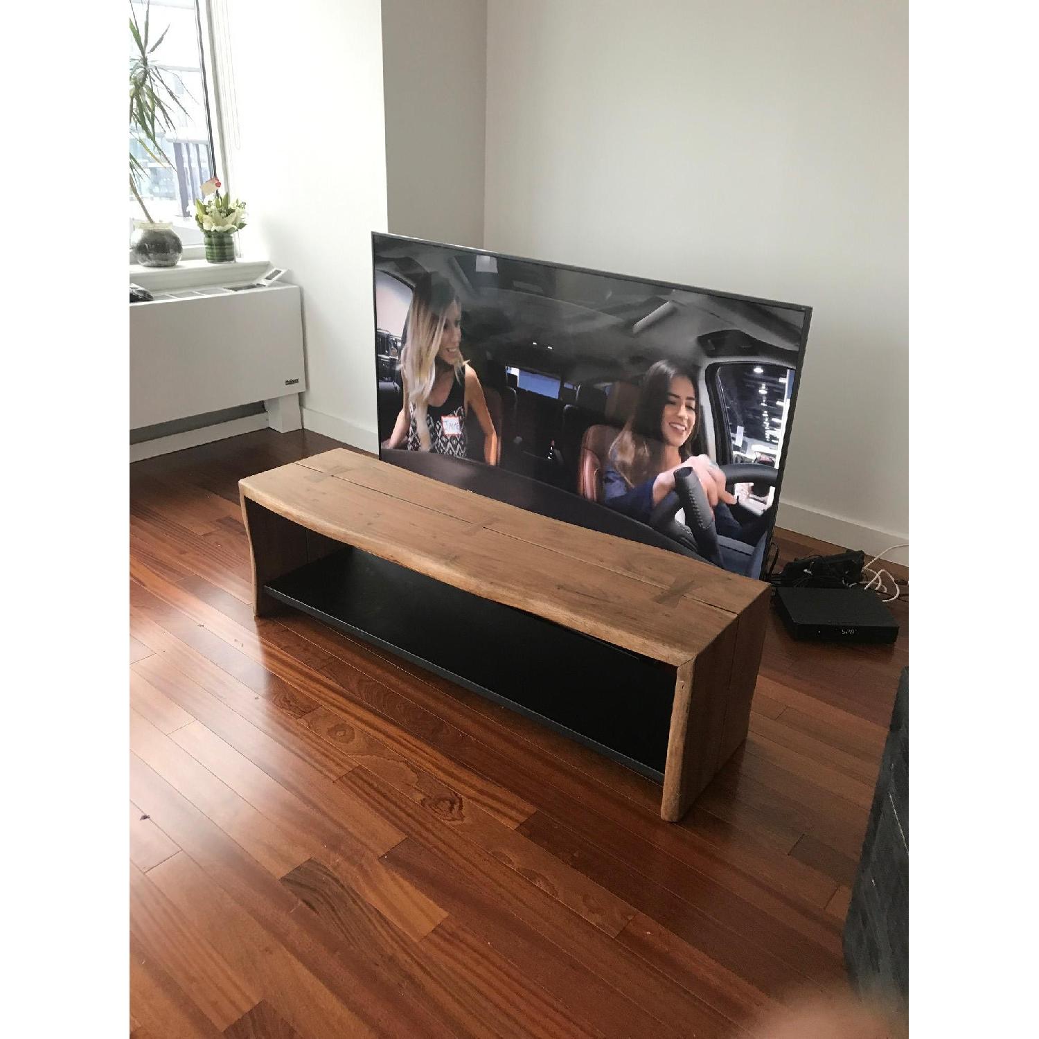 Crate & Barrel Yukon Entryway Bench w/ Shelf - image-3