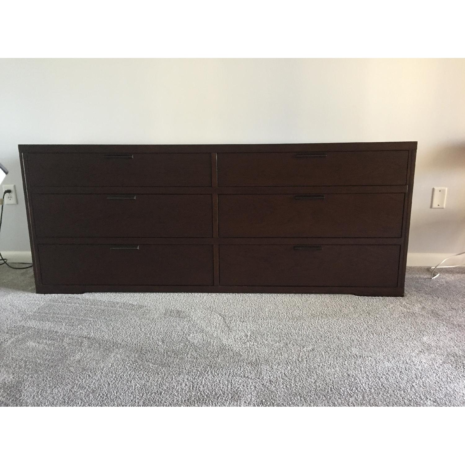 Crate & Barrel 6 Drawer Dresser - image-1