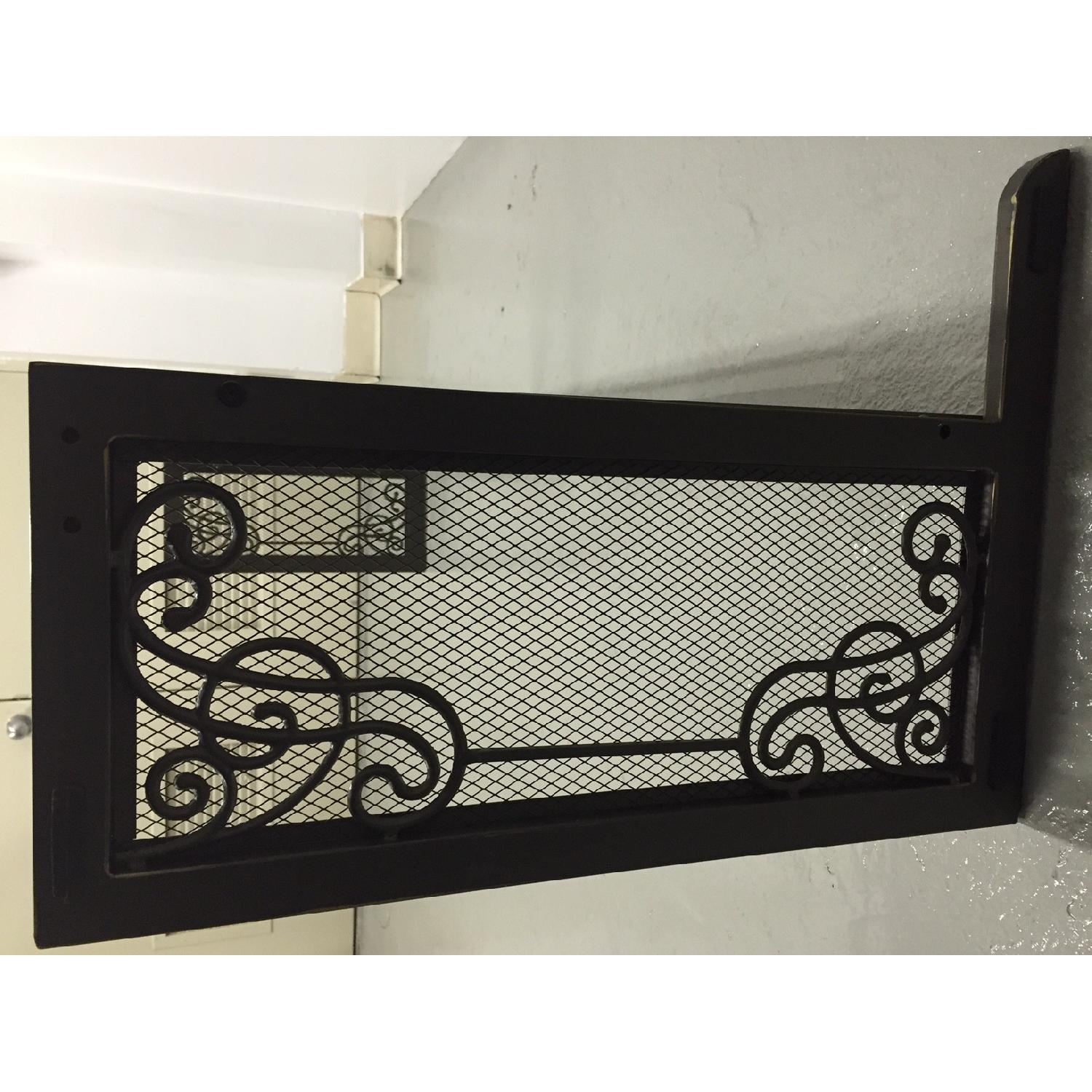Frontgate Extra-Wide Free-Standing Steel Mesh Pet Gate Barrier - image-1