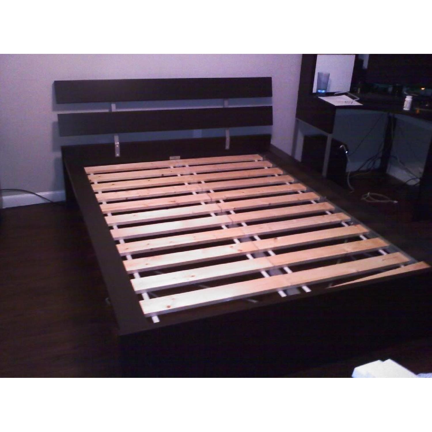 Ikea Hopen Queen Size Bed Frame AptDeco
